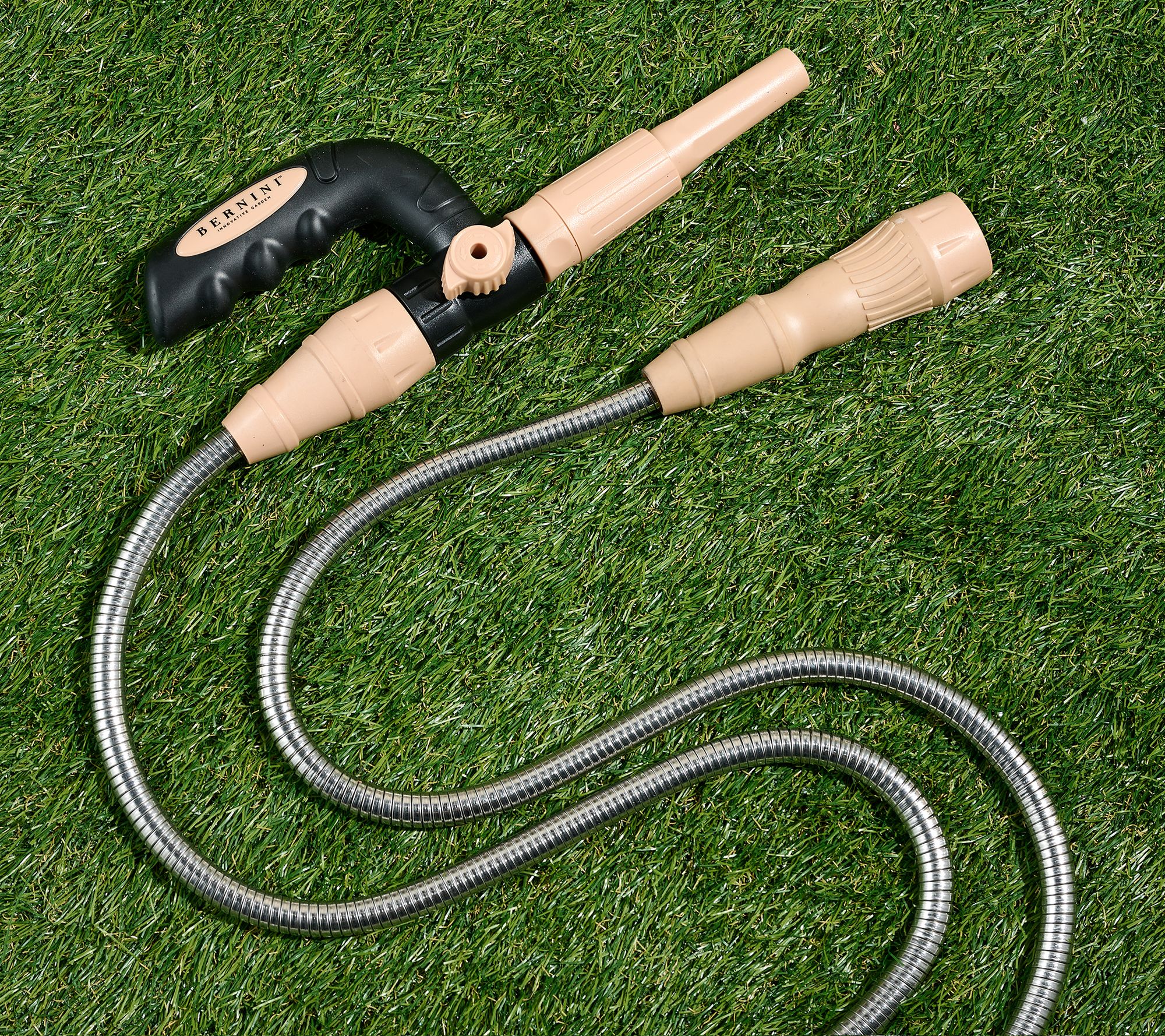 Bernini 50' No-Kink Expandable Metal Hose with Nozzle