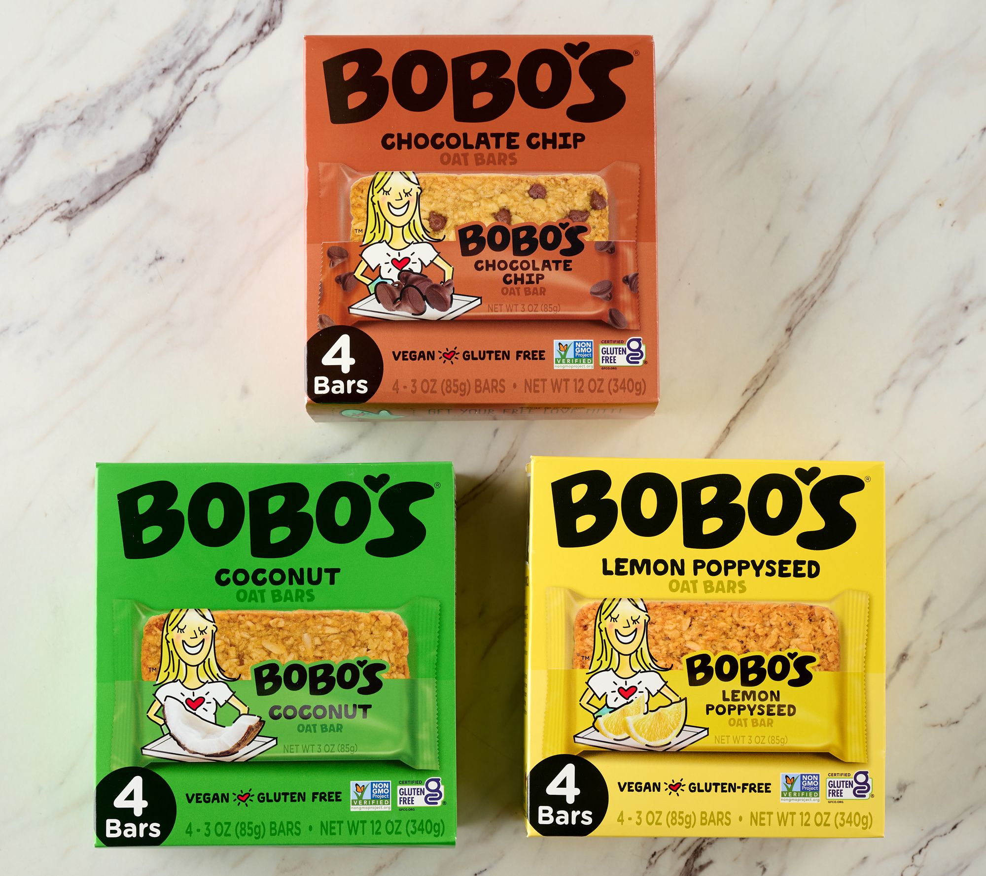 Bobo's (12) 3-oz Soft Baked Whole Grain Oat Bars - QVC.com