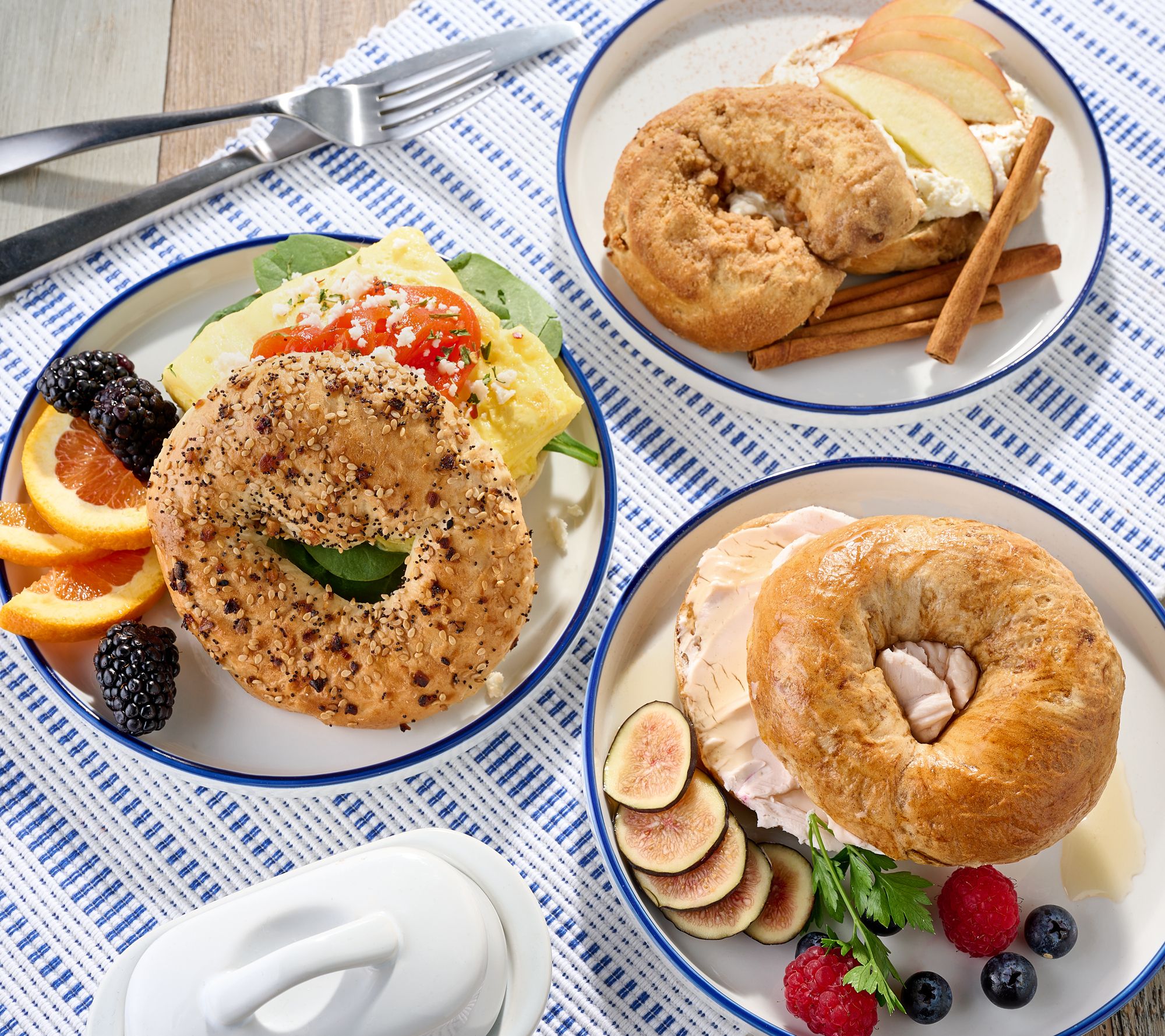Just Bagels (24) 4oz New York City Original or Crumb Bagels