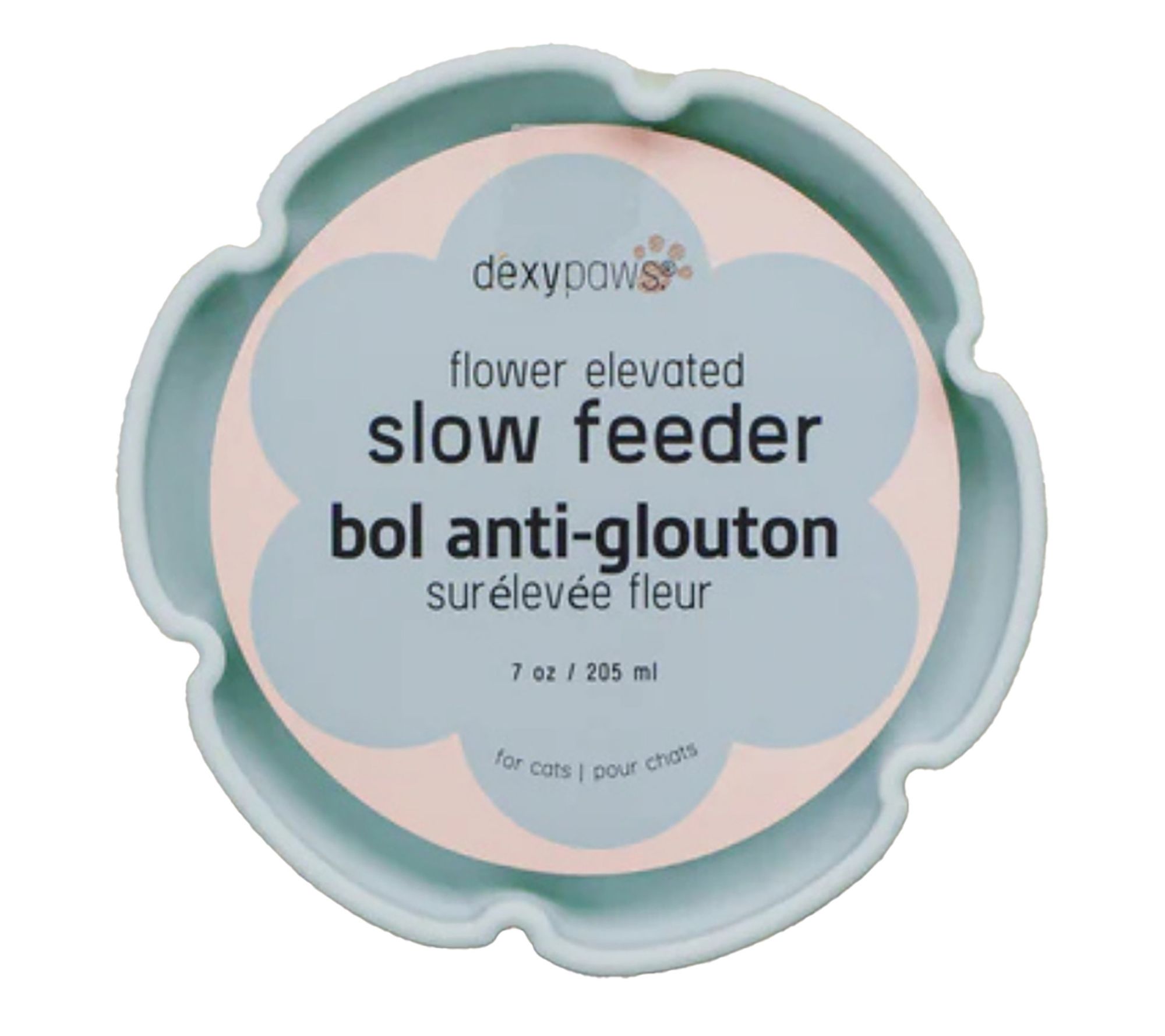 Dexypaws Flower Elevated 7.75oz Slow Feeder
