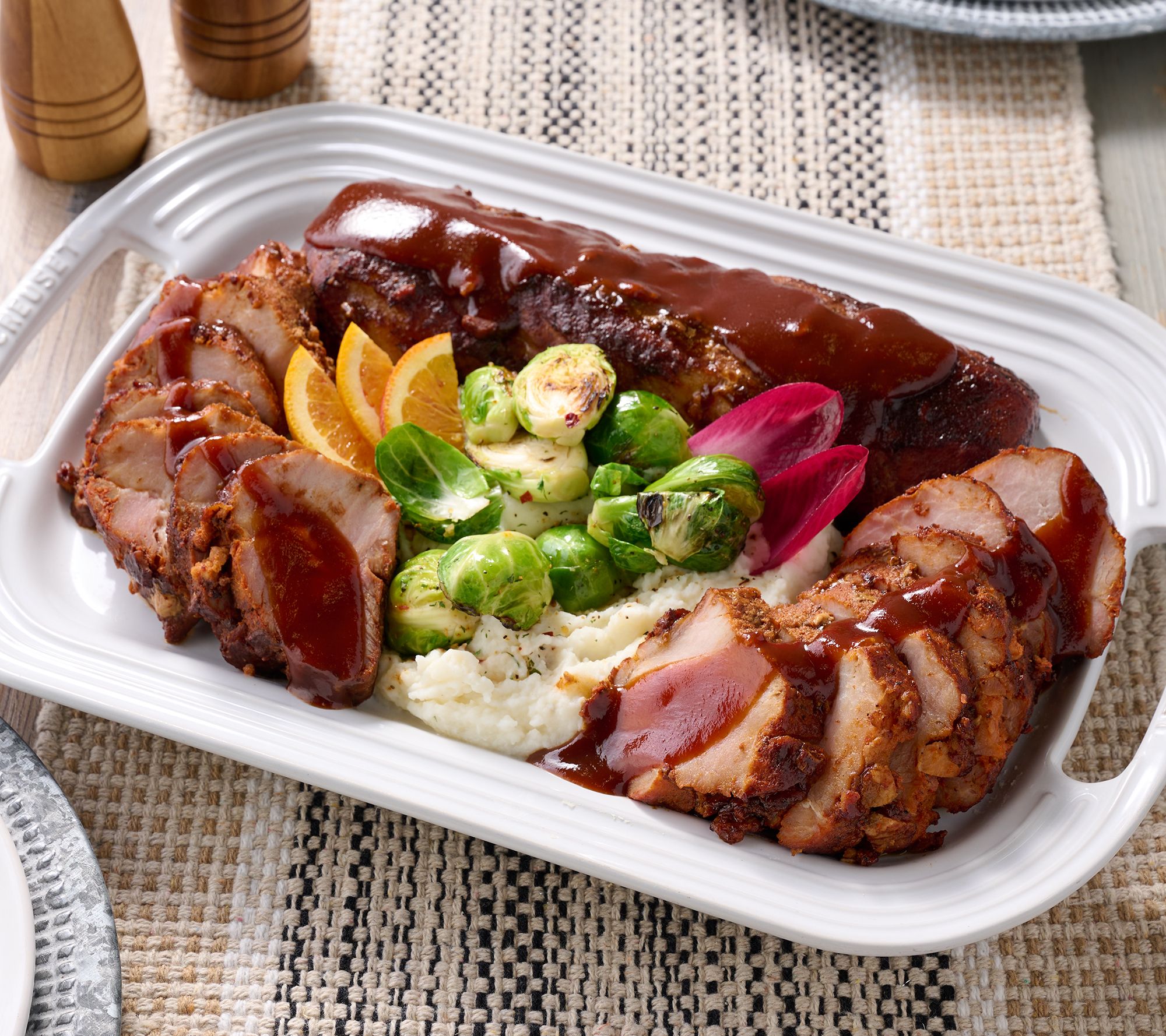 Corky's BBQ (4) 2-lb Original or Savory Honey BBQ Pork Loins