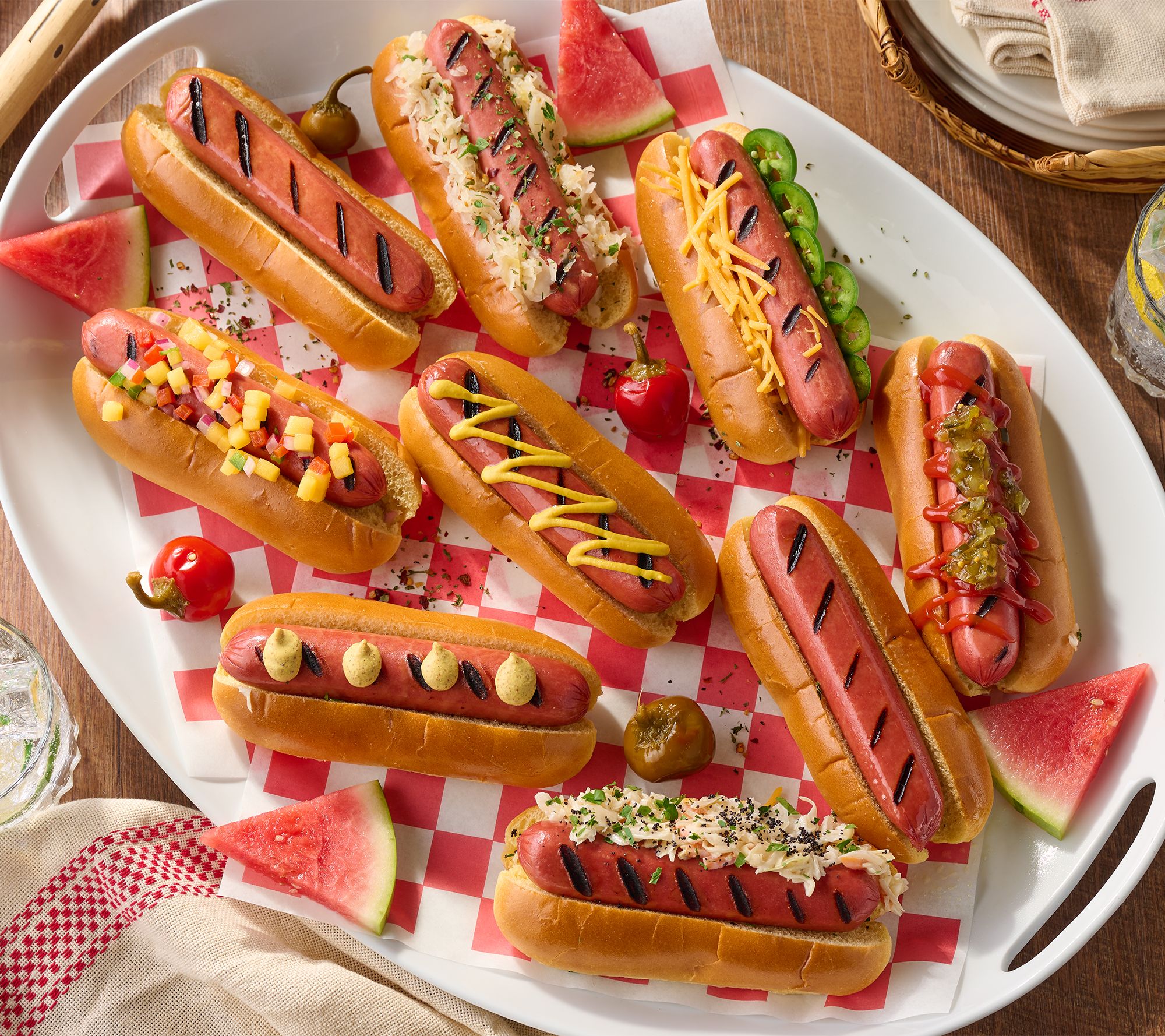 Kansas City Steak Co. (24) 3.2-oz All Beef Hot Dogs
