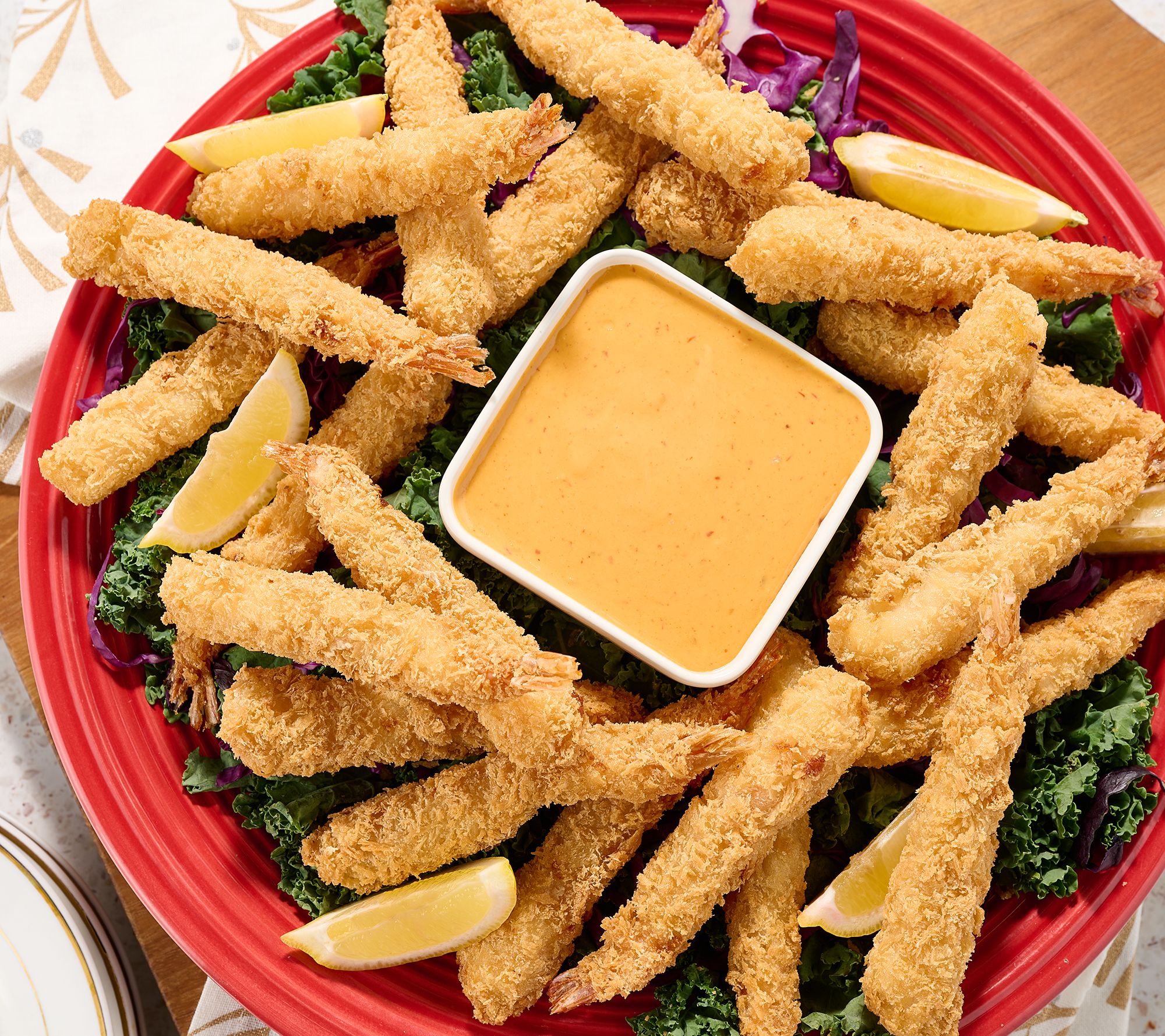 Egg Harbor 90-ct Japanese Style Ebi Fried Shrimp w/ 10-oz Sauce Bottle