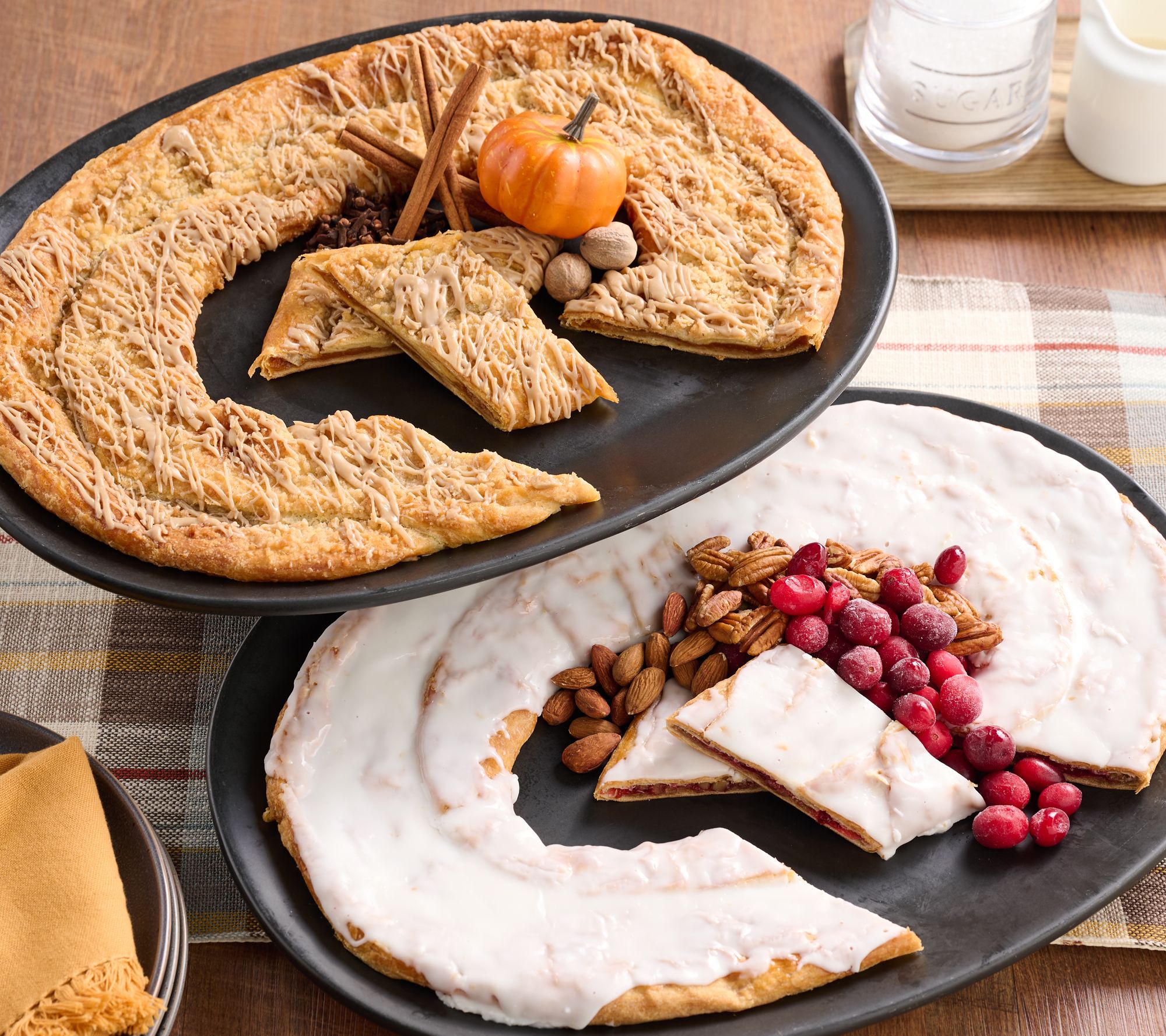 Racine (2) 22 oz Pumpkin Spice or Cranberry Nut Danish Kringle