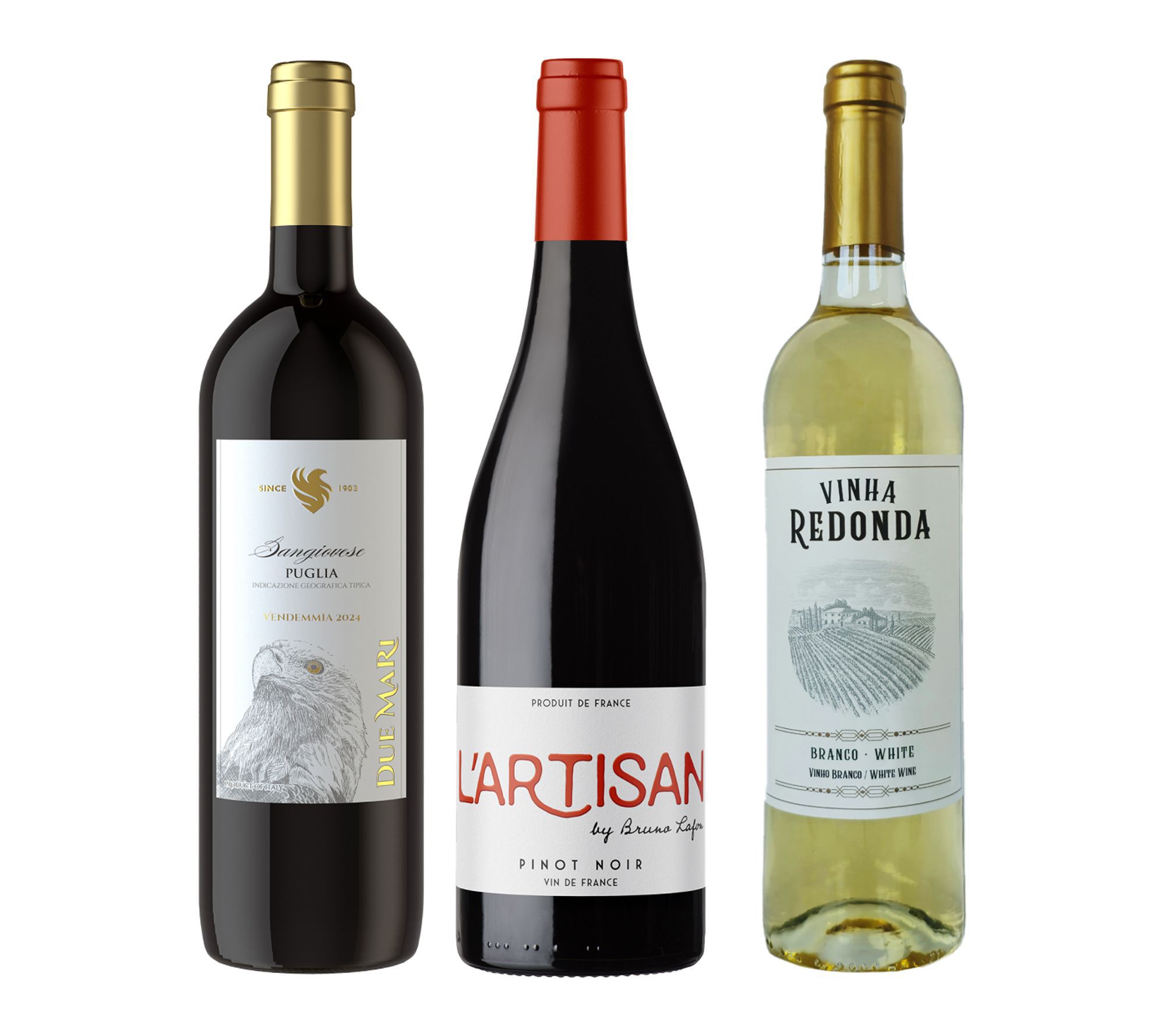 Hemisphere (3) 750ml Btl Happy Hour, Any Hour Wine Collection