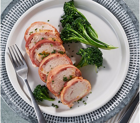 Family Farms (6)14oz Gourmet Bacon Wrapped Stuffed Chicken