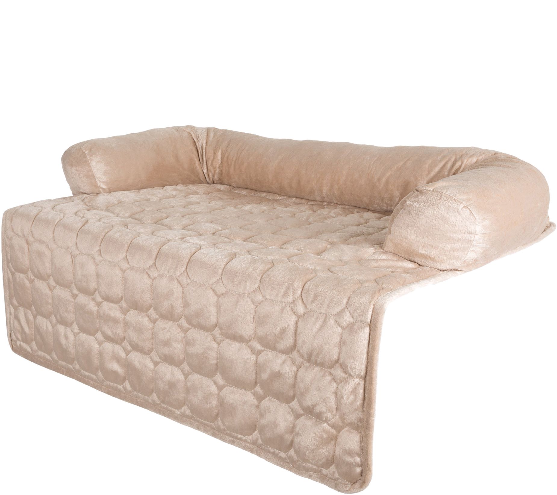 PETMAKER 35" x 35" Furniture Pet Cover with 3-Sided Bolster