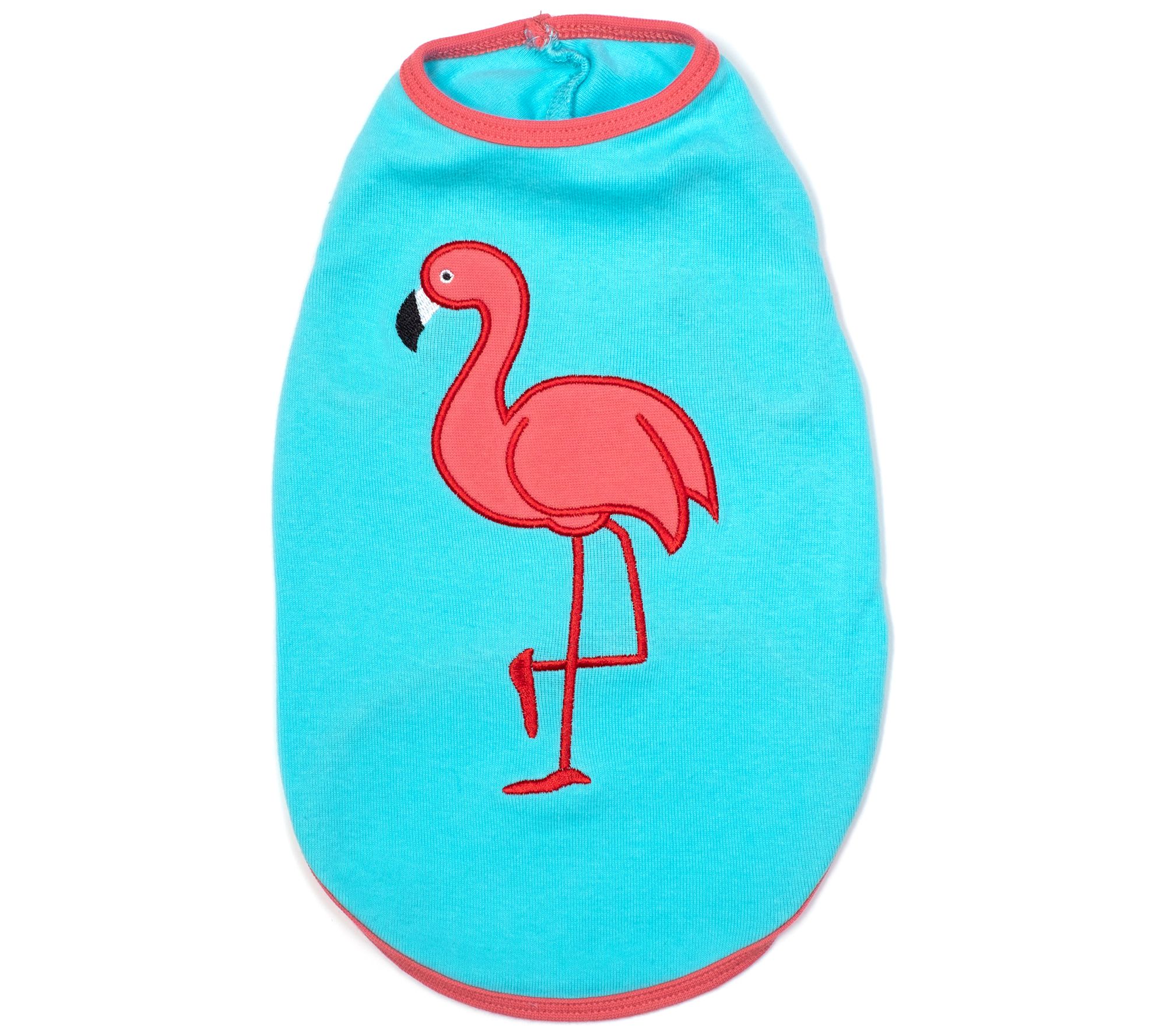 The Worthy Dog Flamingo Tee