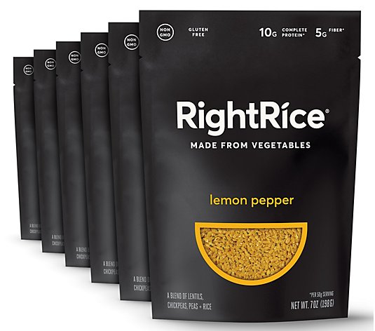 RightRice (6) 7-oz Packages of Lemon Pepper