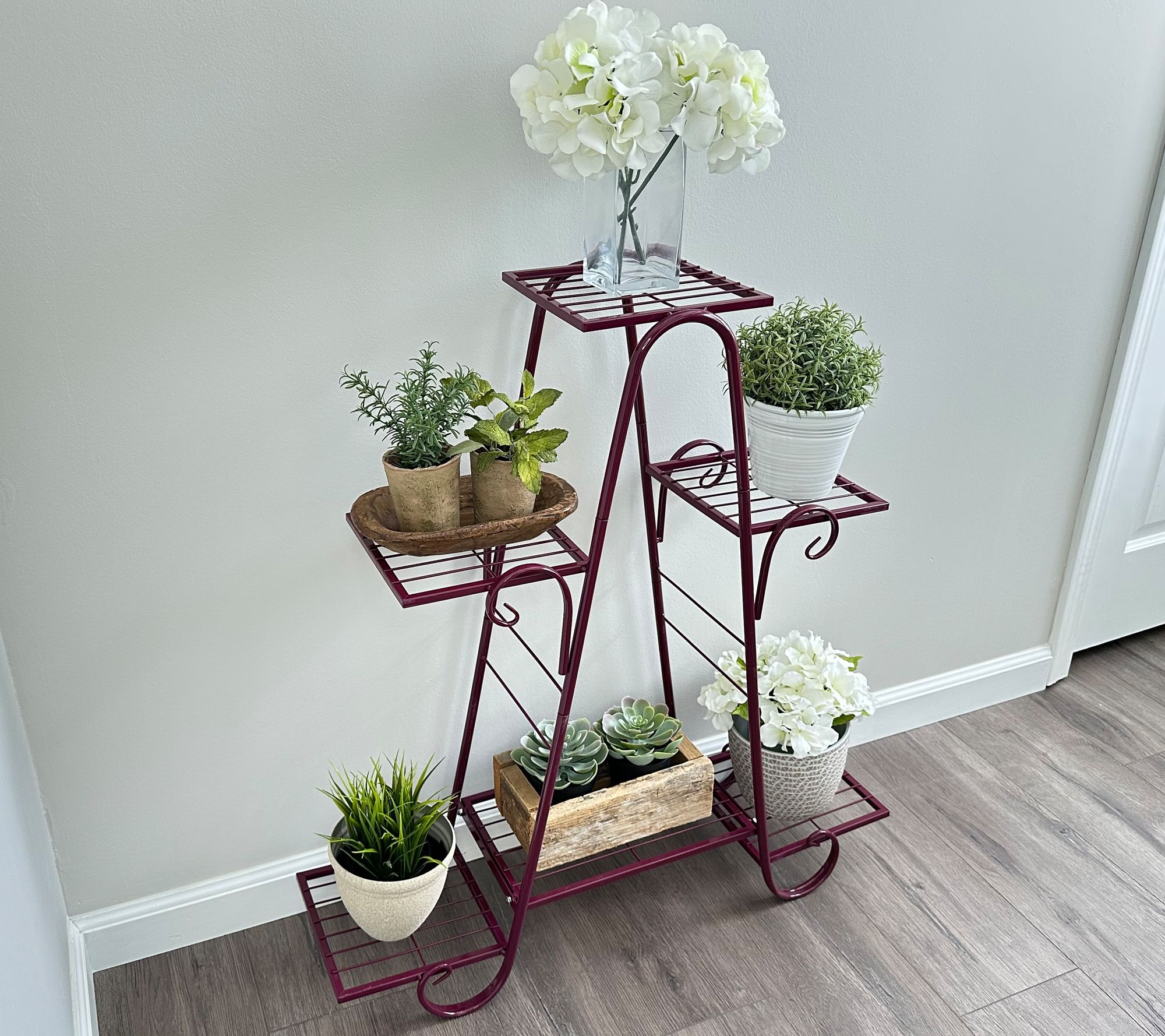 Vegtrug 6-Shelf Metal Plant Stand