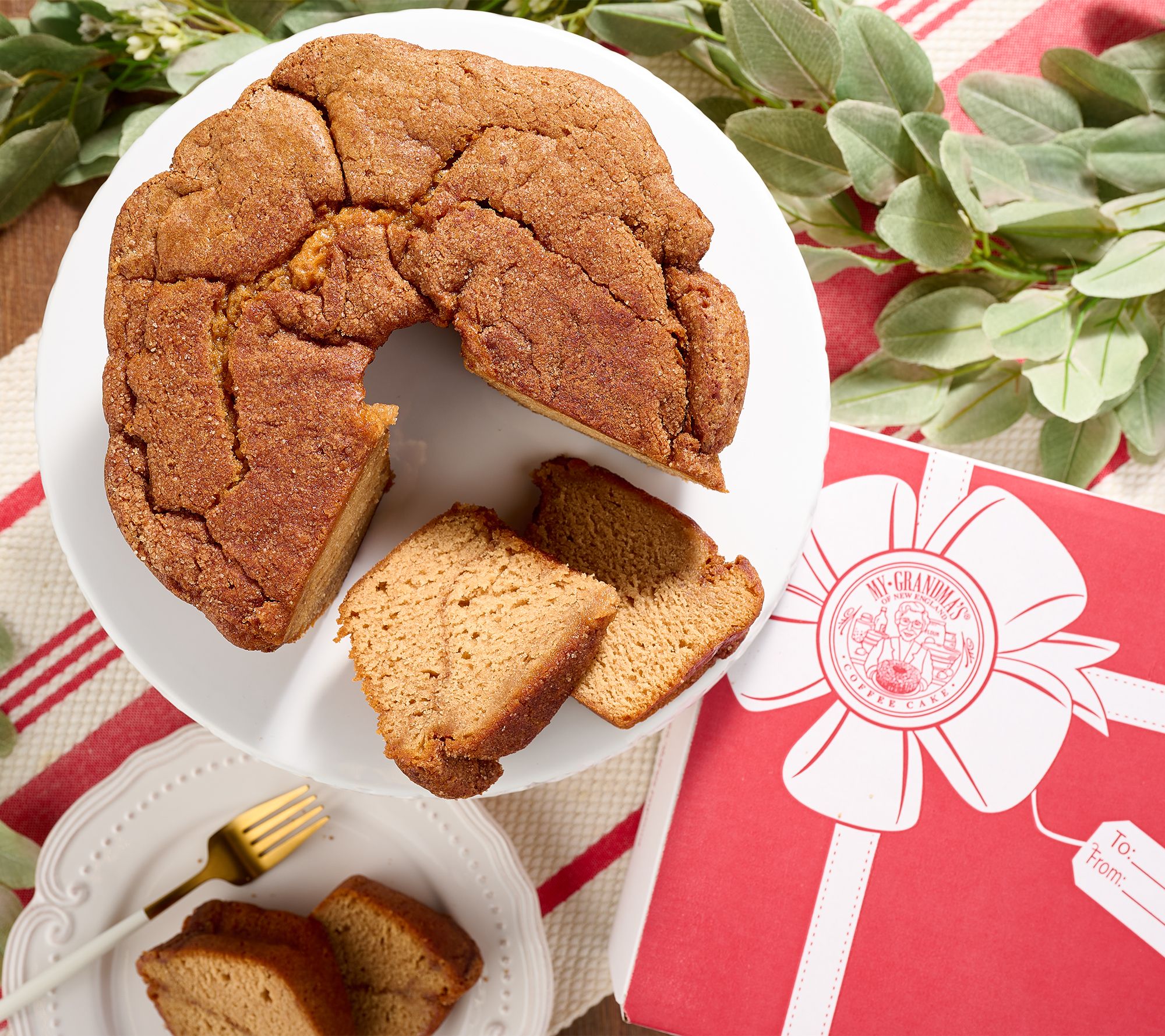 SH 11/10 My Grandma's 28 oz Choice of Coffee Cake in Gift Box