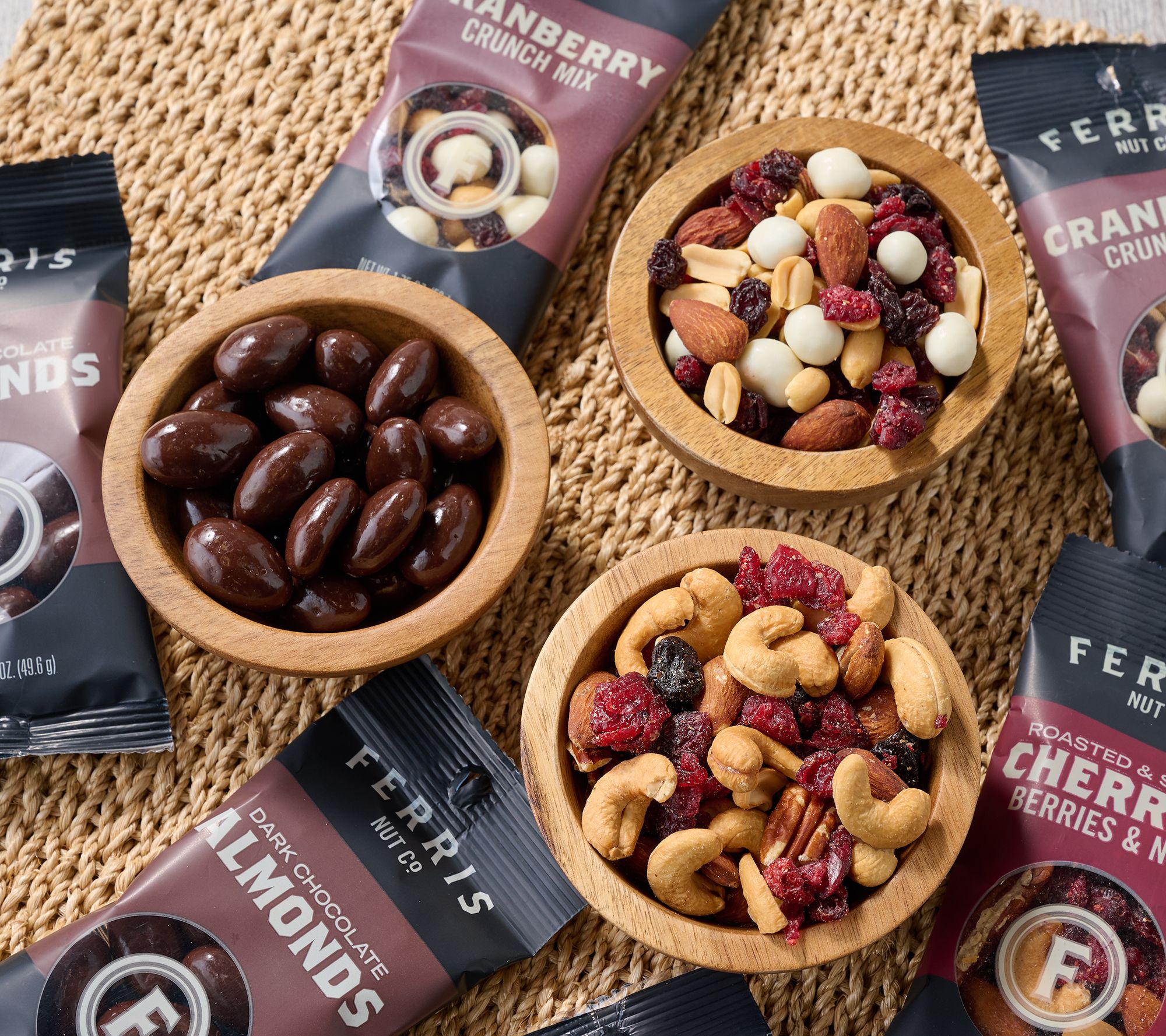 Ferris Nut Co. (12) Grab & Go Bags Fruit & Nut Snack Mix