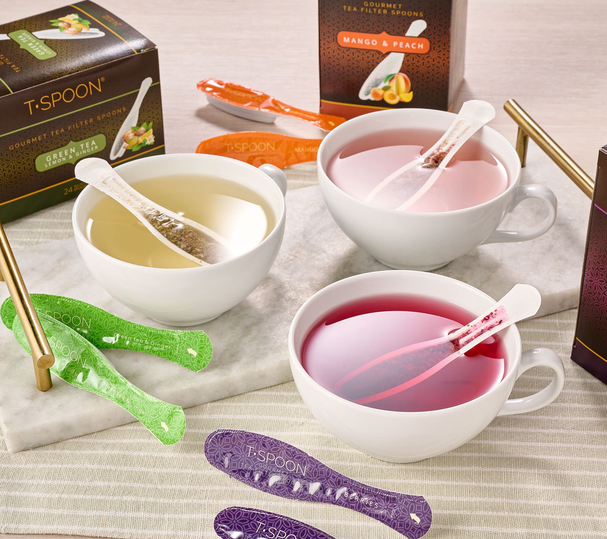 T-Spoon 72 Individual Gourmet Tea Filter Spoons Revive Set