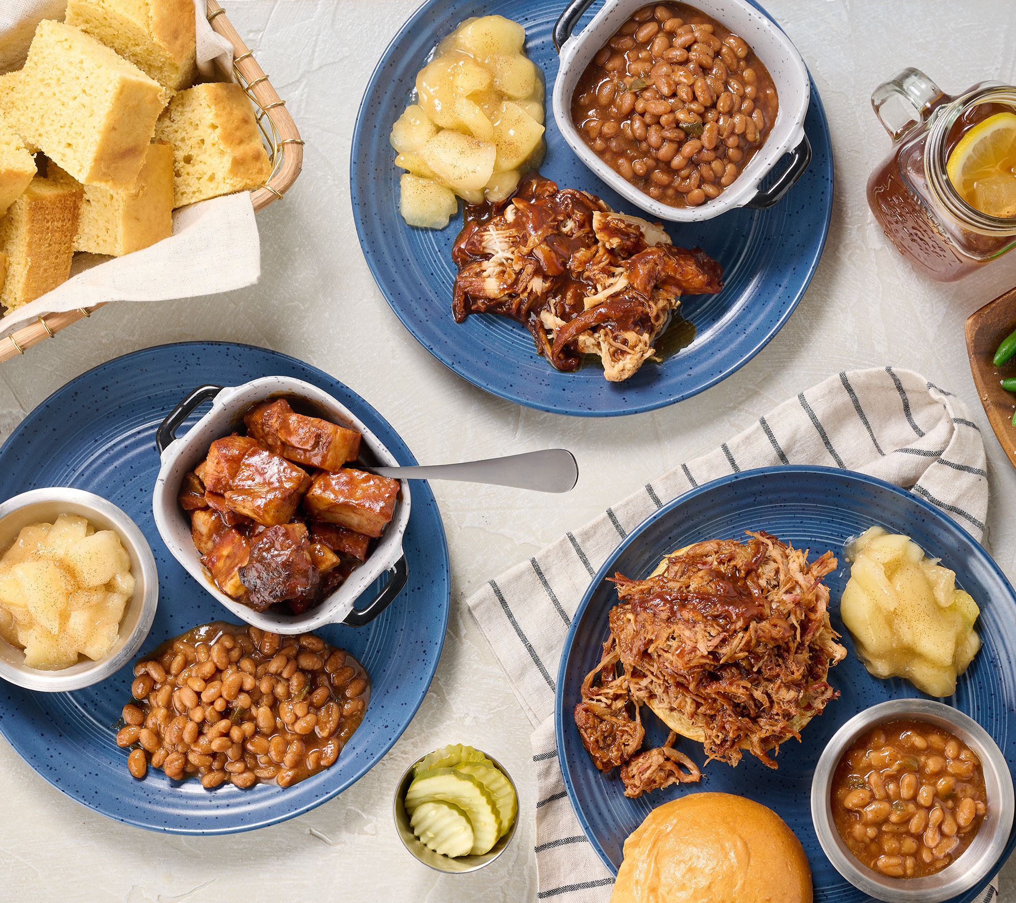 Corky's BBQ 6 Count Microwave Heat & Eat BBQ Dinners