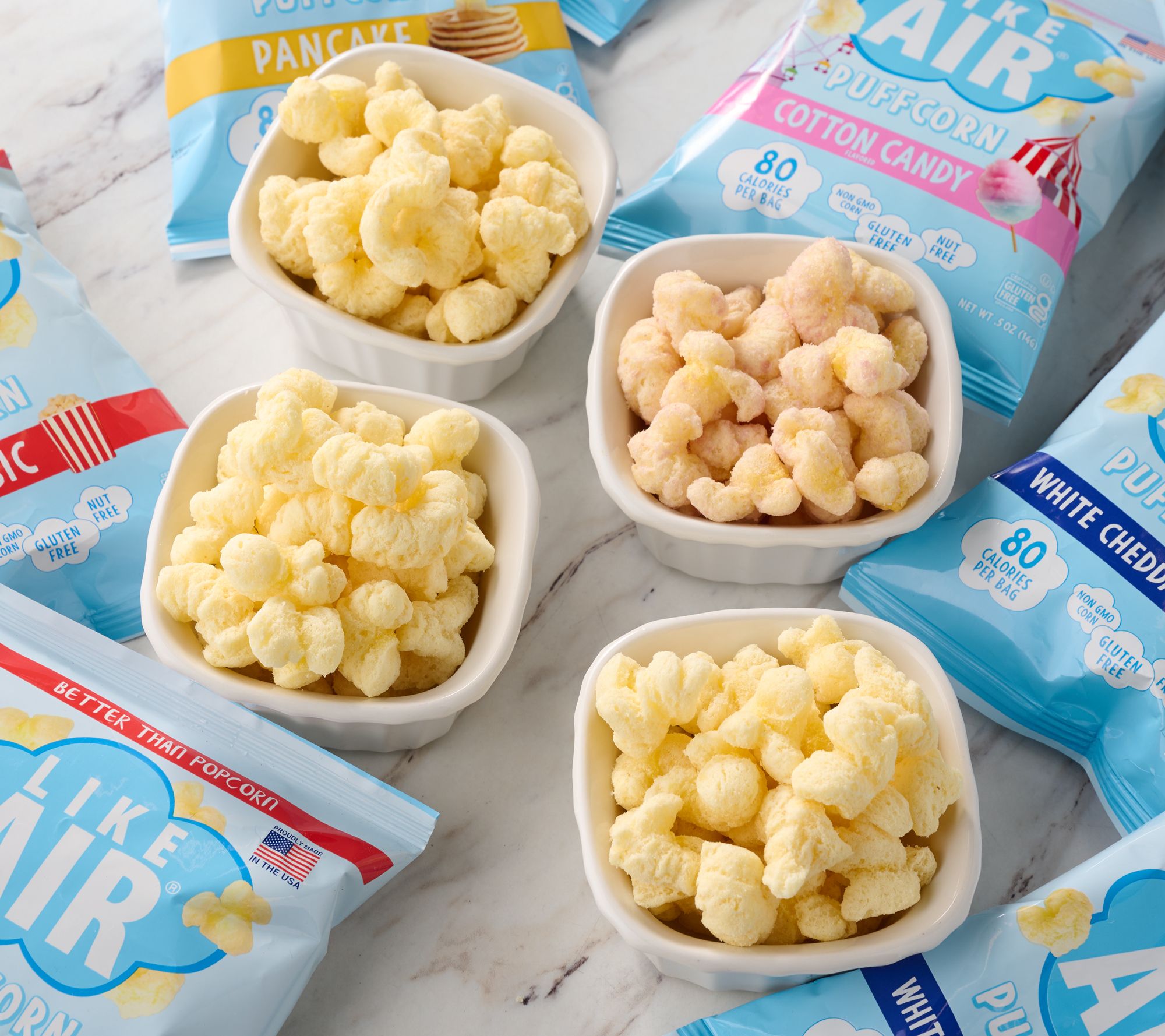 Like Air Puffcorn 20-ct Single Serve Bags In Choice of Flavor