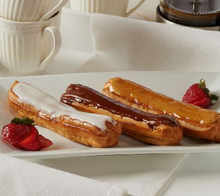 Authentic Gourmet (18) 2.5 oz. French Eclairs - QVC.com