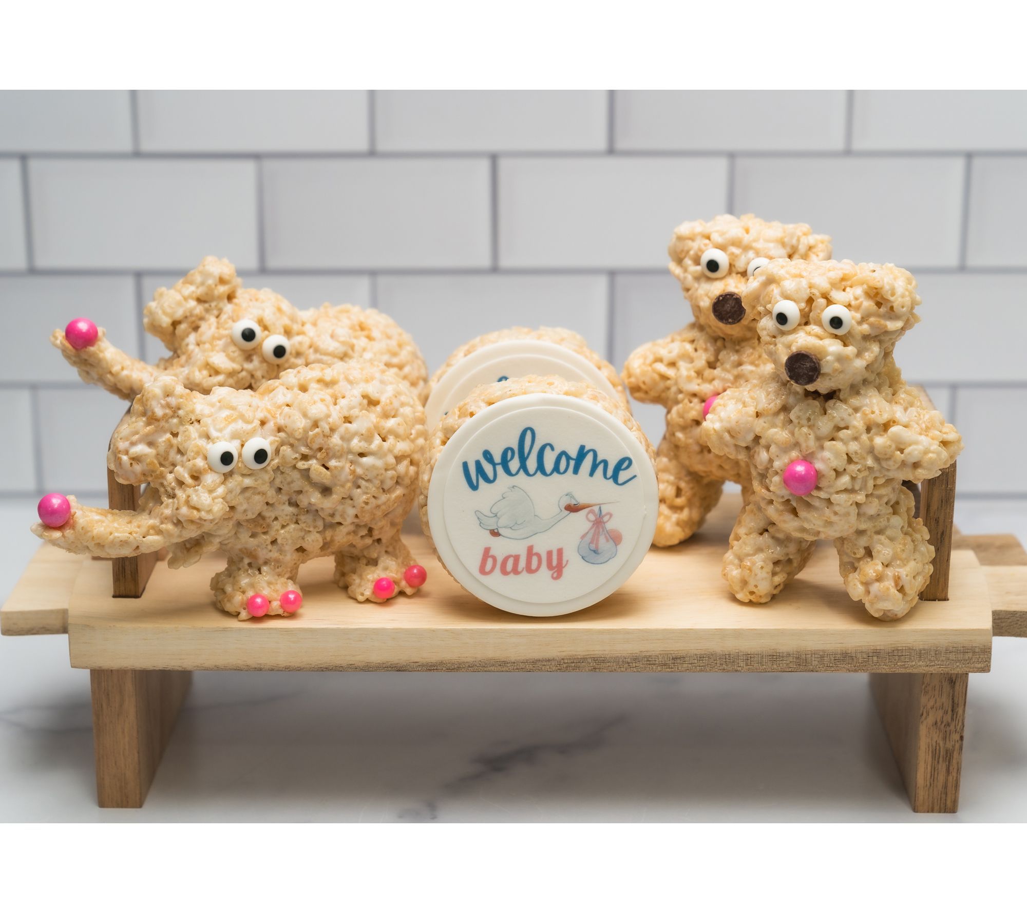 Creative Crispies 6 Piece Baby Pink Gift Set