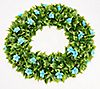 Wicker Park 24" Faux Floral Flower Blossom Indoor/Outdoor Wreath