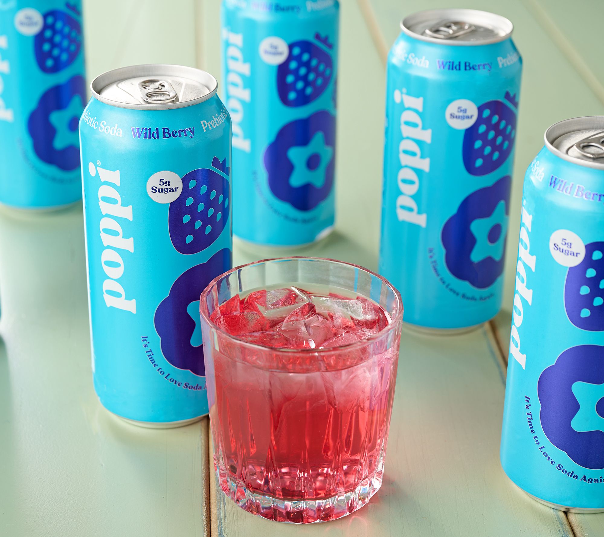 Poppi (12) 16 oz Jumbo Cans 5g Sugar Prebiotic Soda - QVC.com