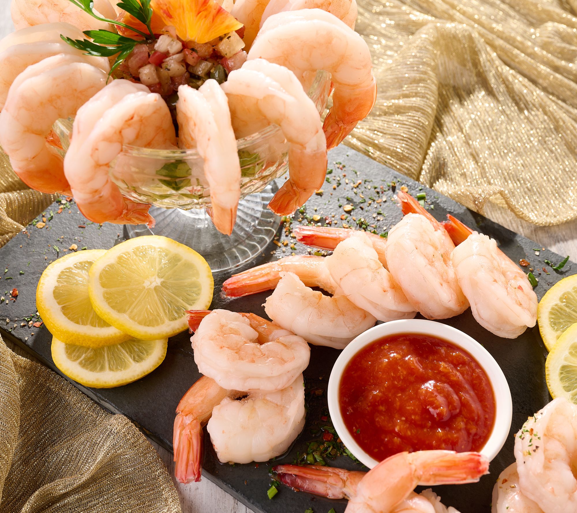 Anderson Seafoods 4lbs Jumbo Shrimp & Sauce Auto-Delivery