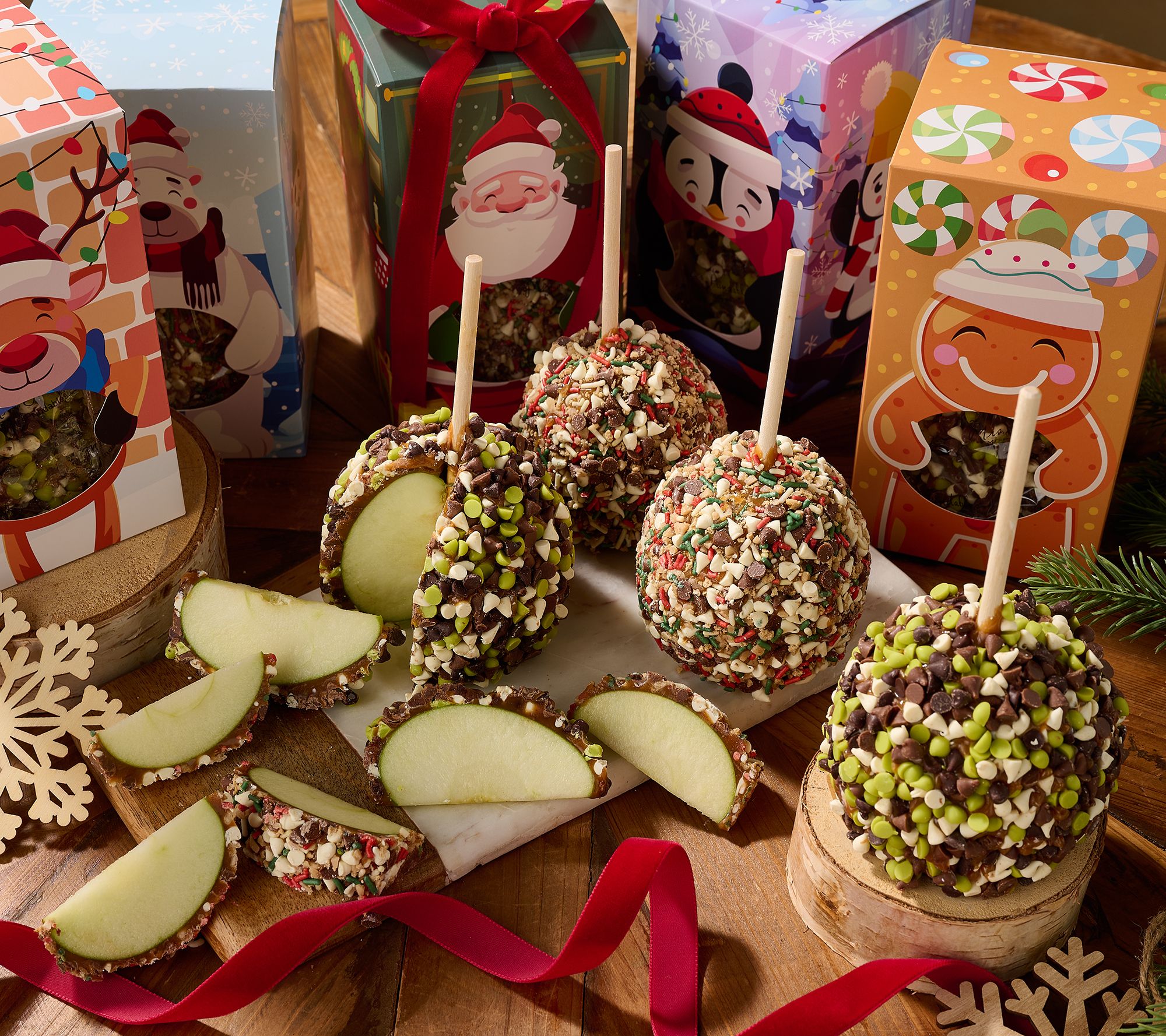 SH11/17 Mrs. Prindables (10) Large Holiday Apples Auto-Delivery