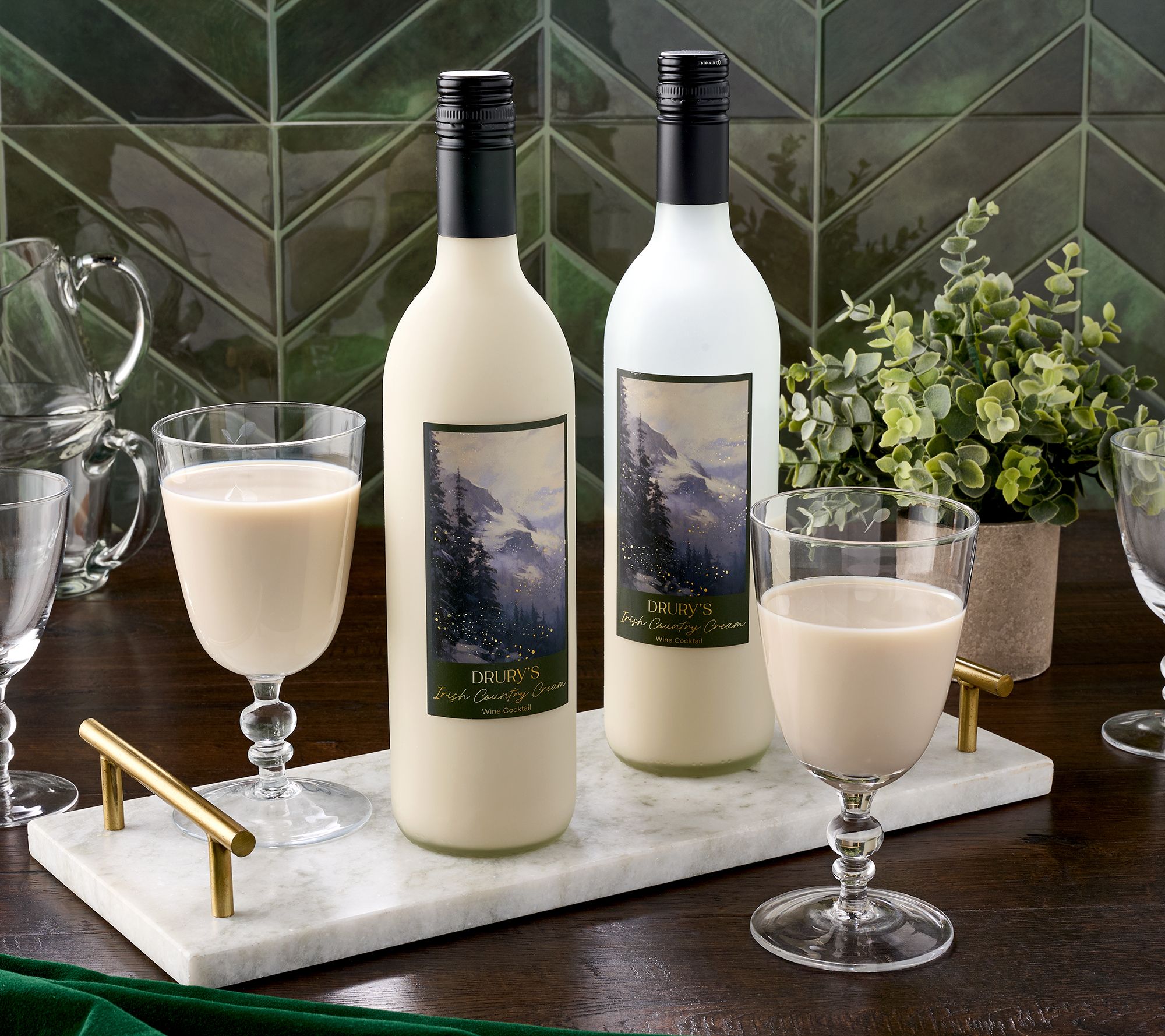 Vino Voyage Drury's Country Irish Cream (2) Bottle Set Auto-Delivery