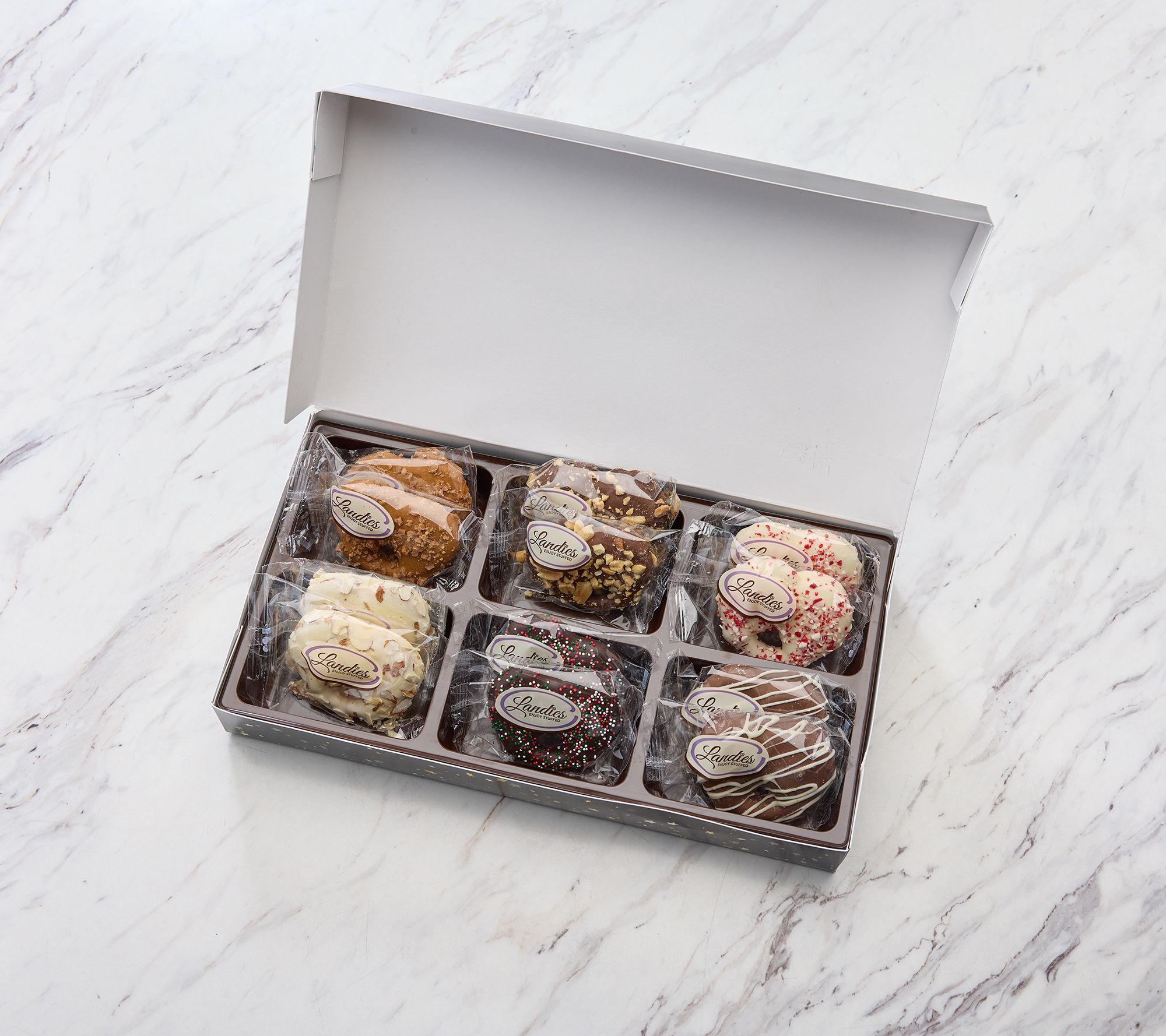 SH12/7 Alberti Popaj 12pc Truffle Stuffed Pretzels by Landies