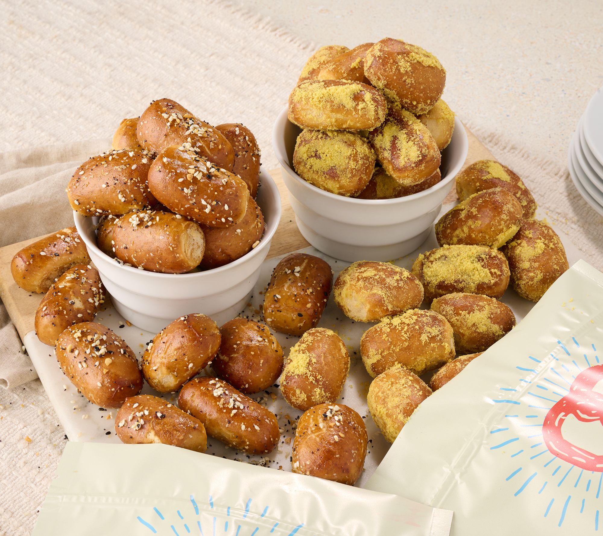 Pretzel Co. 50-count Soft Baked Pretzel Nuggets w/ Seasoning