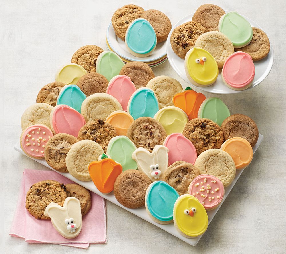 Cheryls 48-Piece Assorted Easter Cookie Box - QVC.com