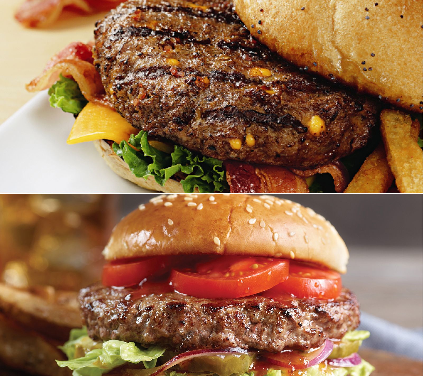 KC Steak Co. (12) Classic & (12) Cheddar BaconSteakburgers