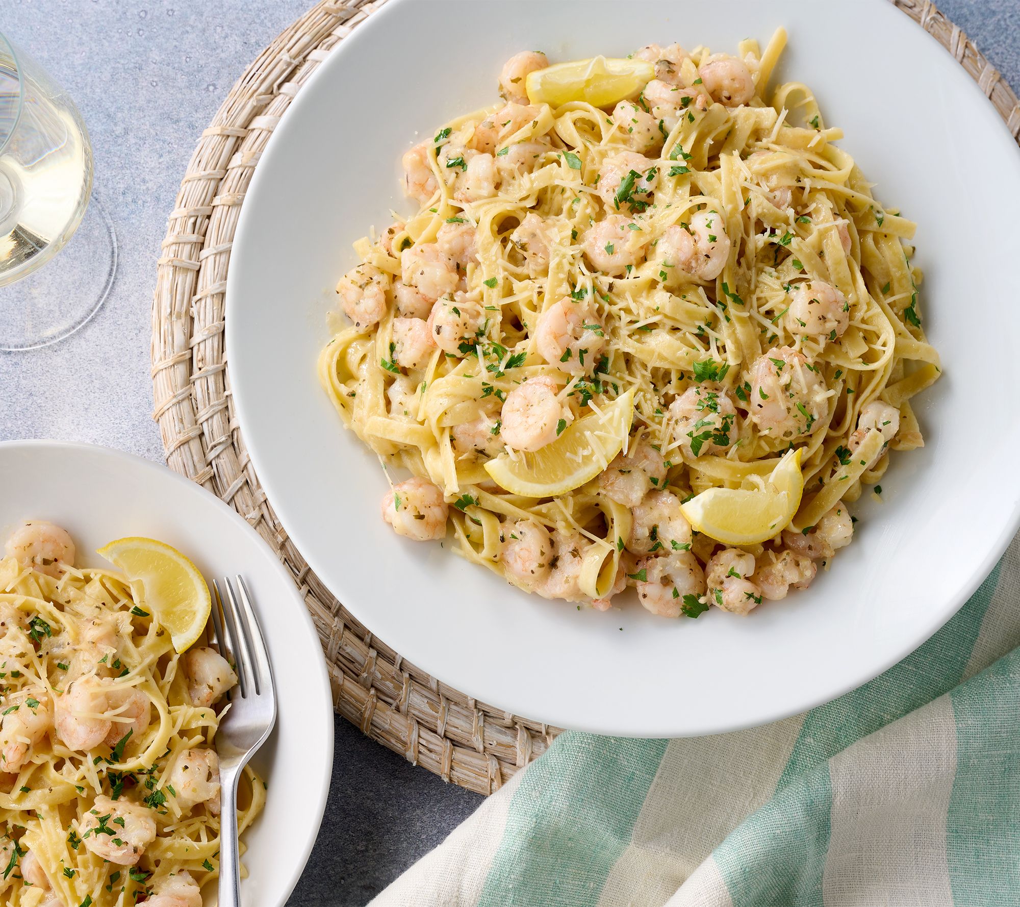 Alaskan Captain 4lb Premium Frozen Shrimp Scampi with Pasta