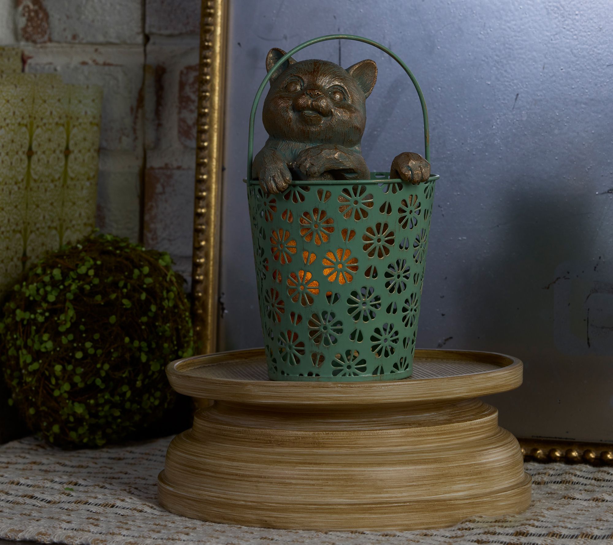  Girl Next Door By Carolyn Gracie Illum Outdoor Glow Basket Animal