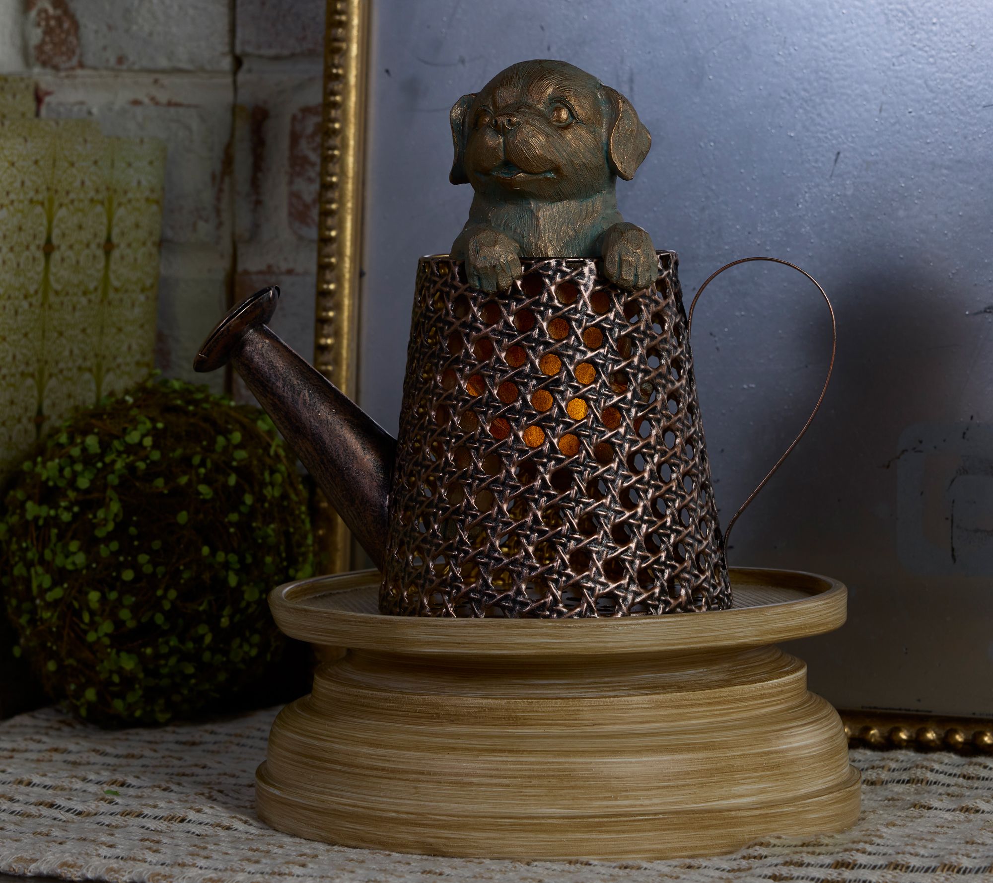 Girl Next Door By Carolyn Gracie Illum Outdoor Glow Basket Animal