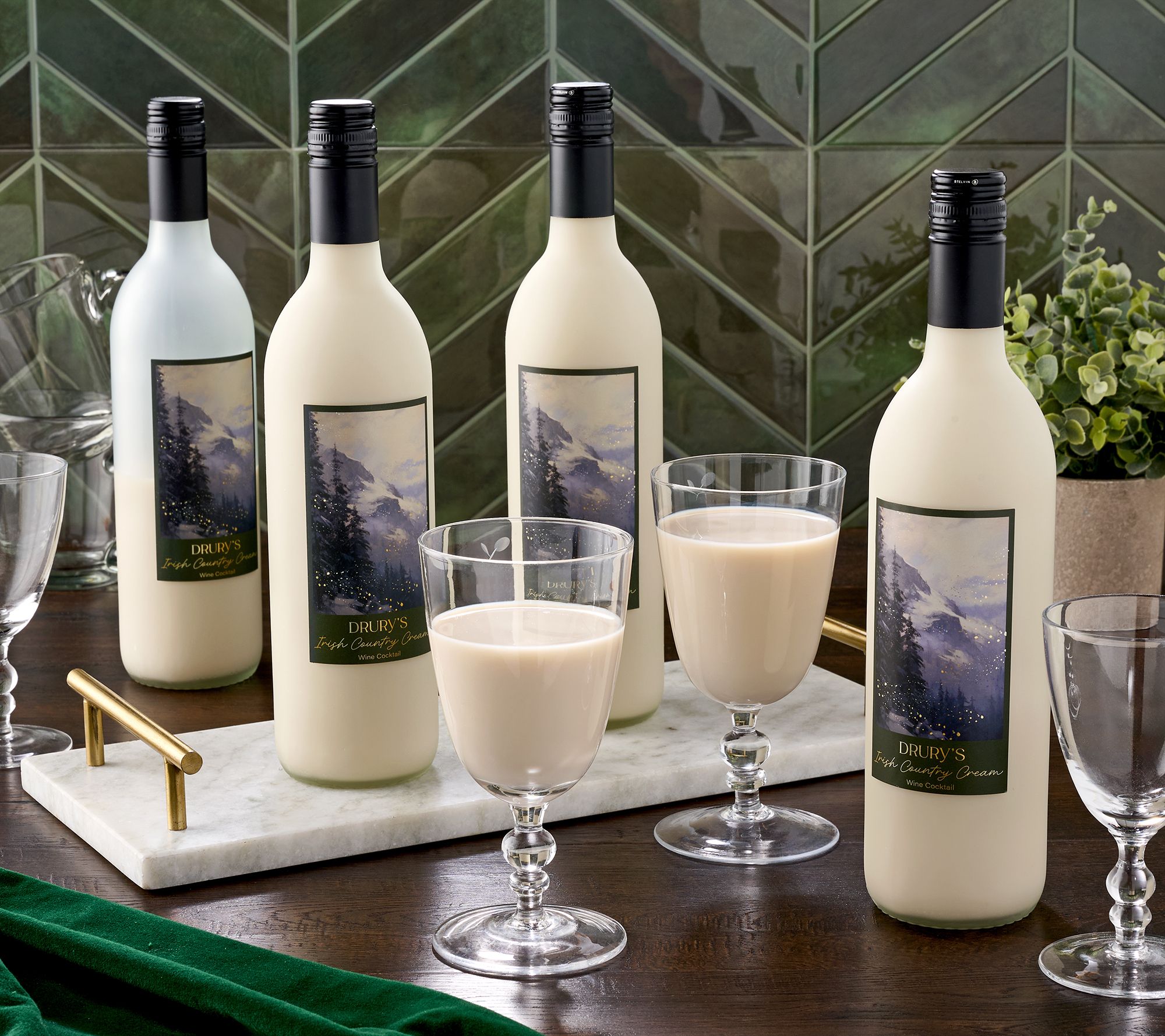 Vino Voyage Drury's Country Irish Cream (4) Bottle Set Auto-Delivery
