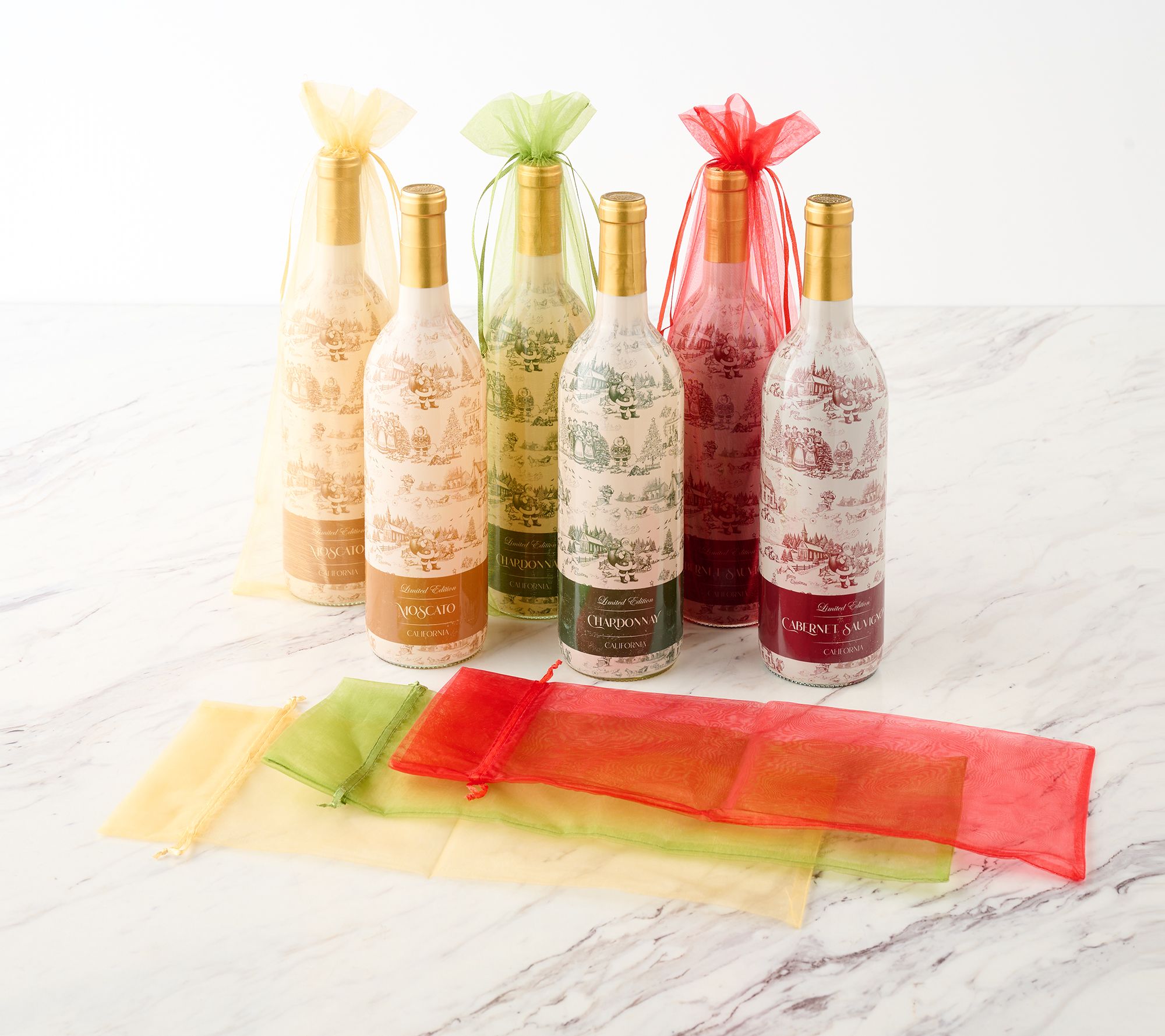 Vino Voyage Seasons Greetings Wines (6) 750-ml Bottle Set