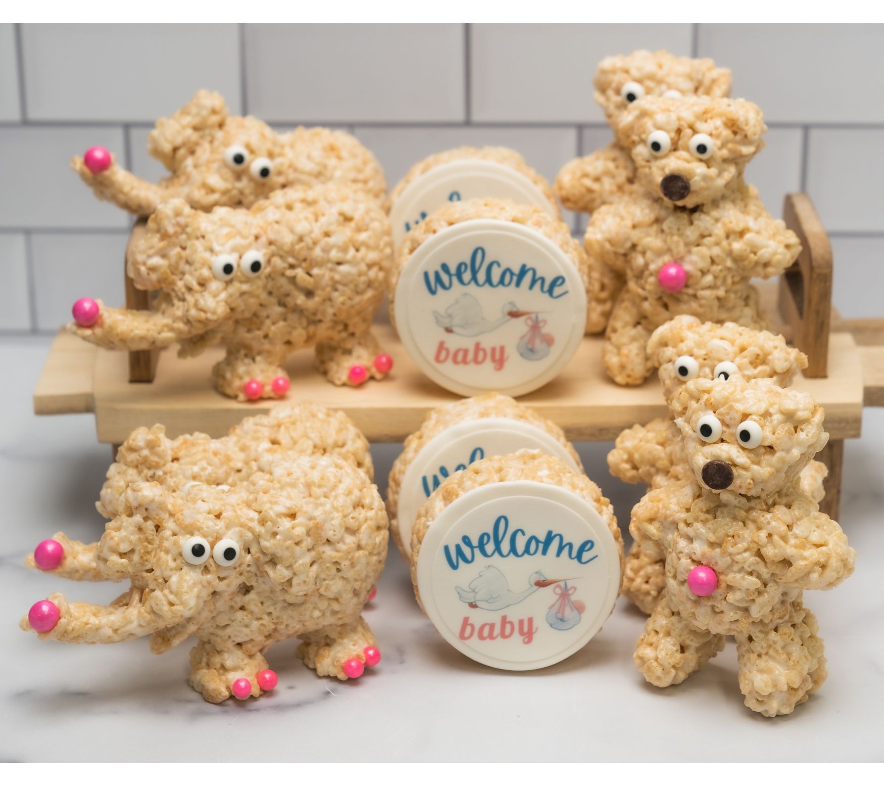 Creative Crispies 12 Piece Baby Pink Gift Set