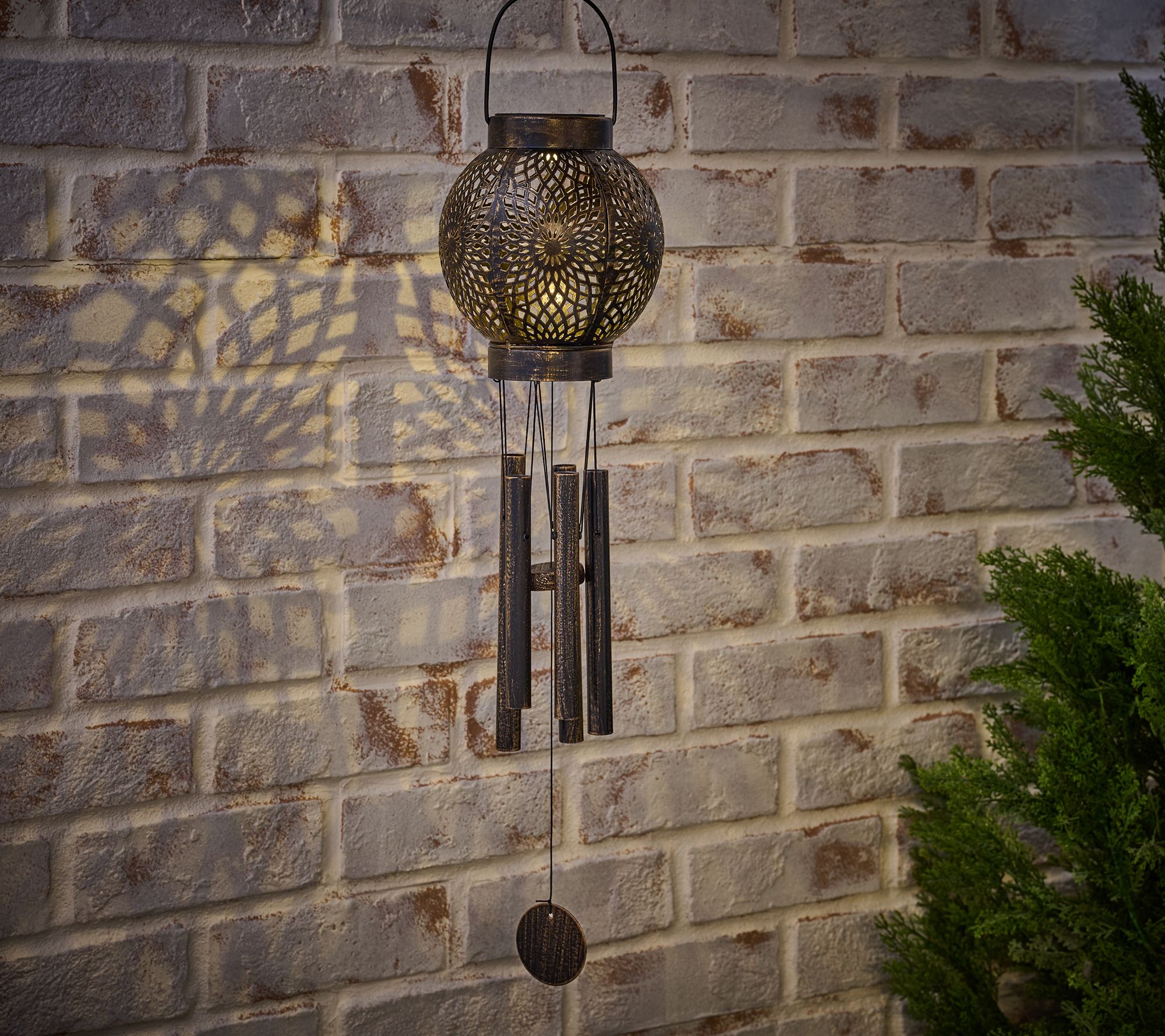 "As Is" Garden Reflections Cut Metal Hand-Tuned Wind Chime