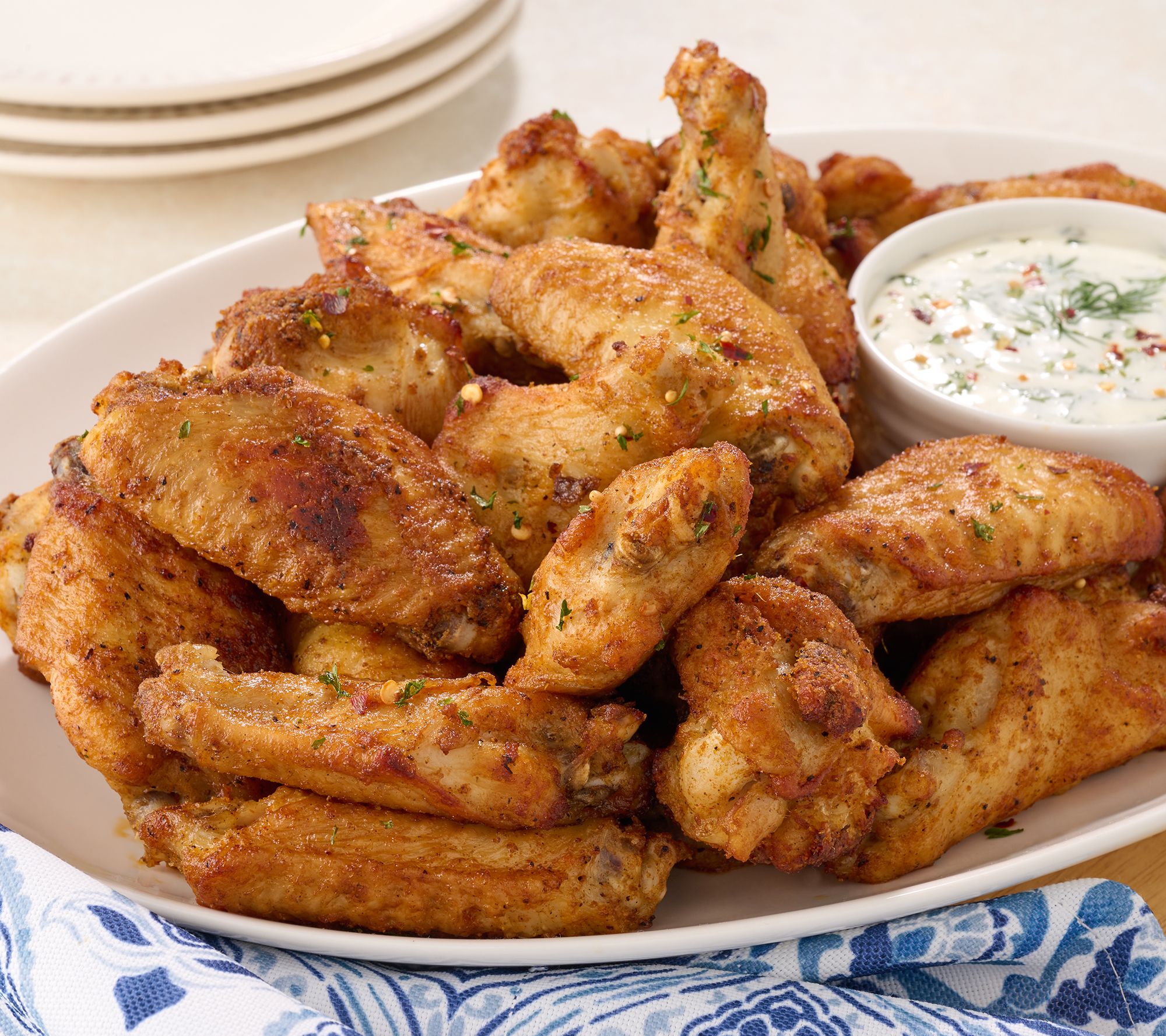 Corky's BBQ 3.5-lbs Cajun Seasoned & Roasted Chicken Wings