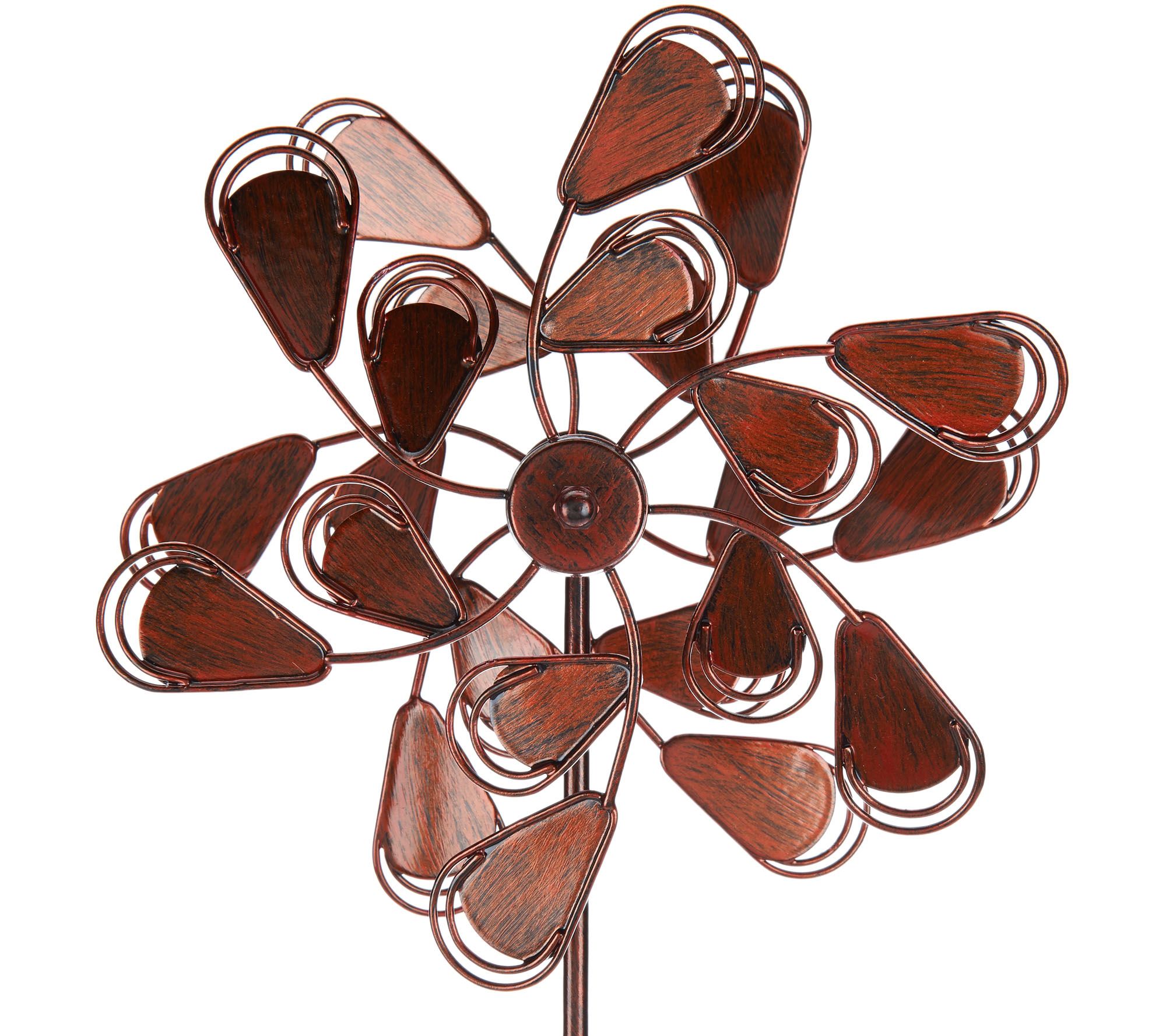 Plow & Hearth Set of 3 Decorative Wind Spinners with Clamps