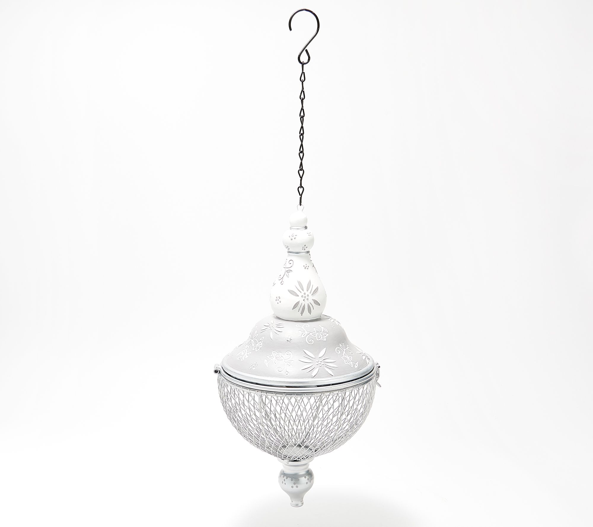 Temp-tations Outdoor Centertaining 12" Resin/Metal Bird Feeder