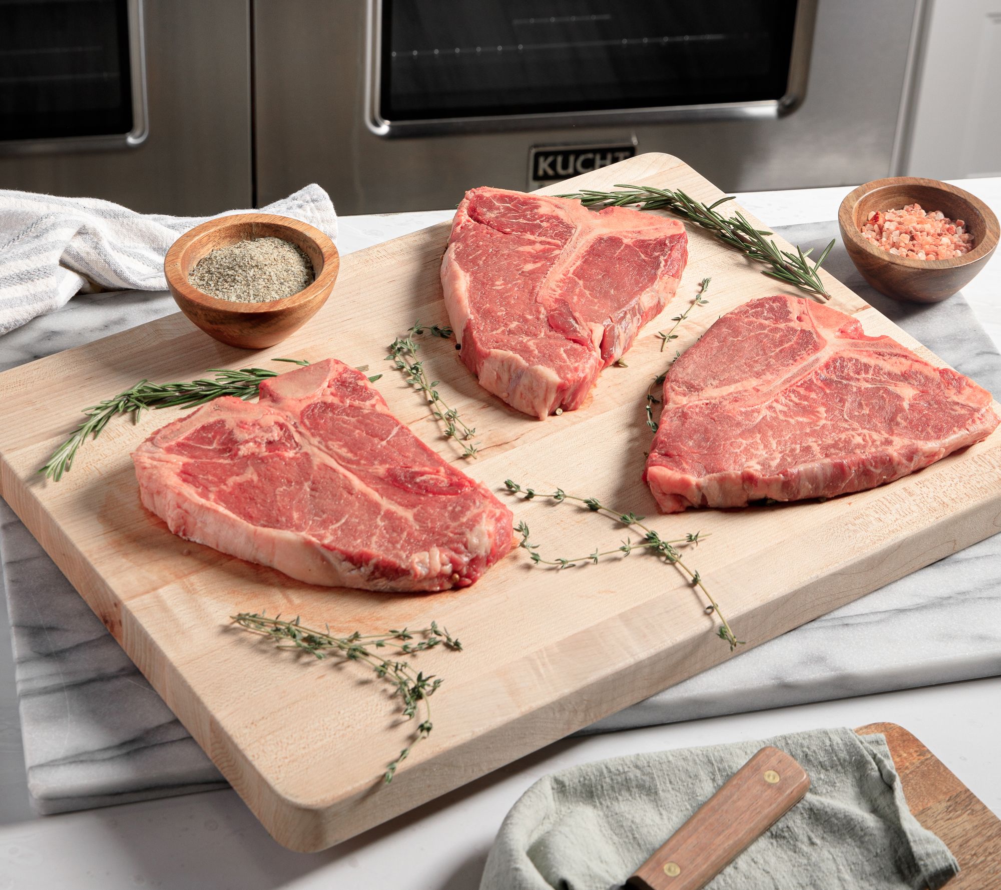 Rastelli's (4) 20 oz. Black Angus Porterhouse Steaks