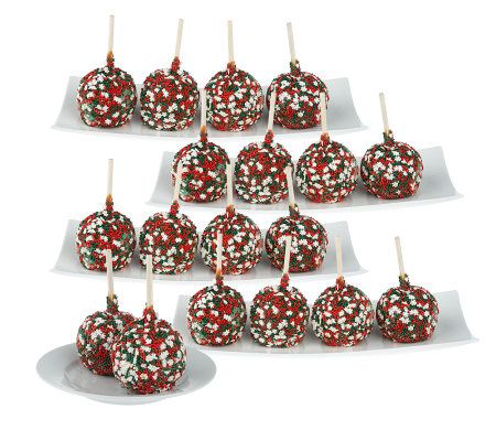 Mrs. Prindable's 18-pc Snowflake Sprinkle Apples - QVC.com