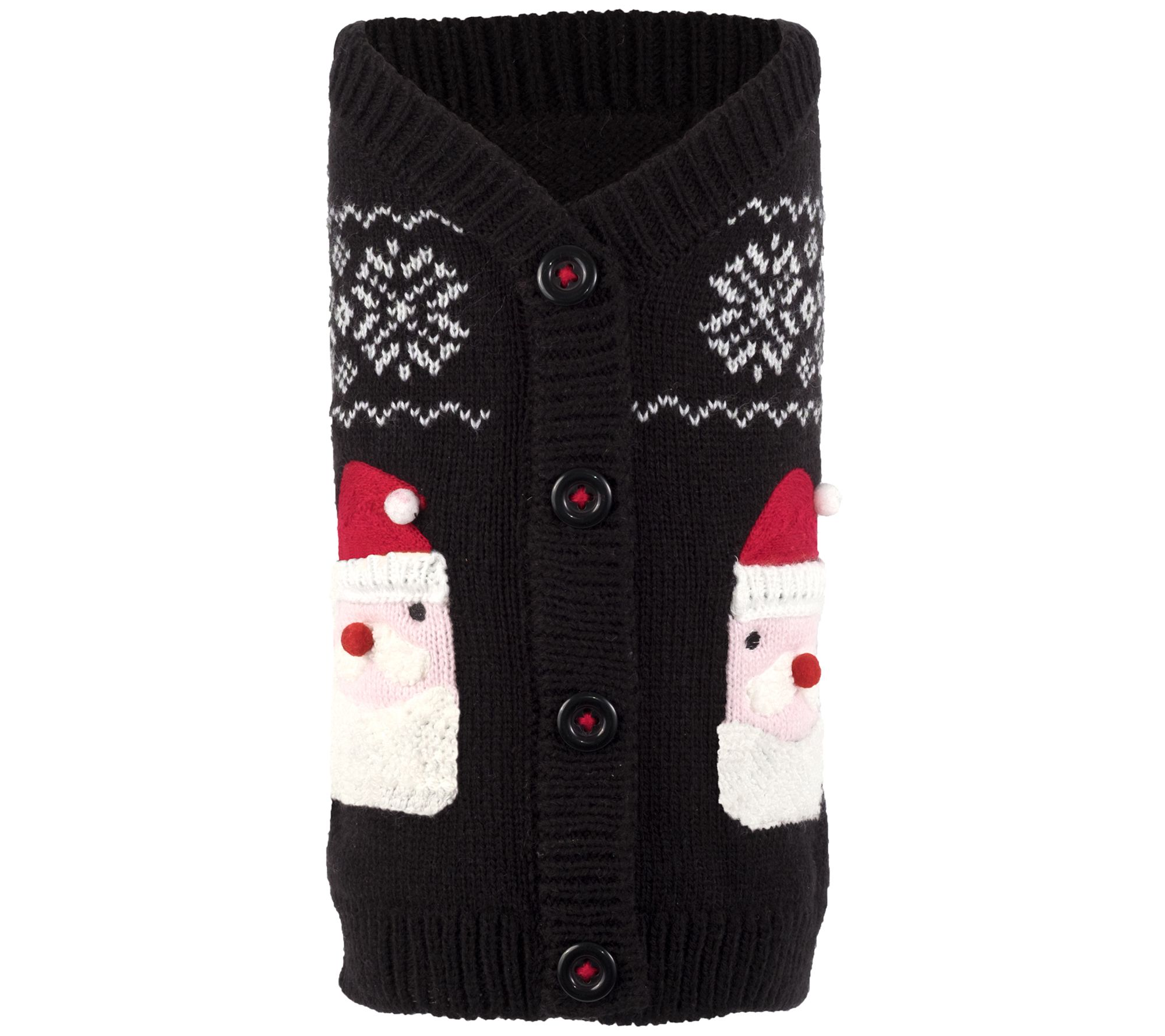 The Worthy Dog Santa Cardigan Sweater