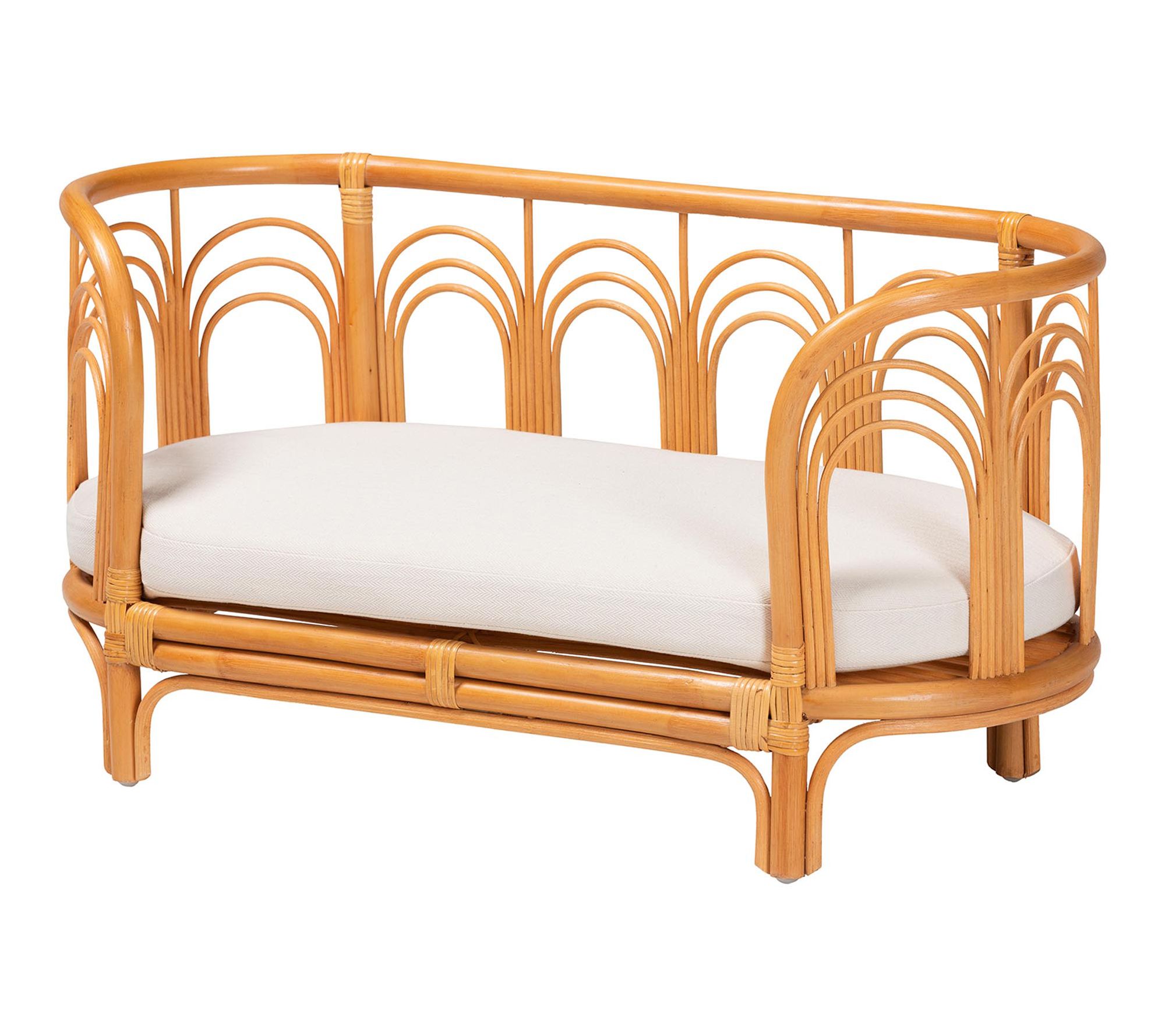 bali & pari Nariko Light Honey Rattan Pet Bed