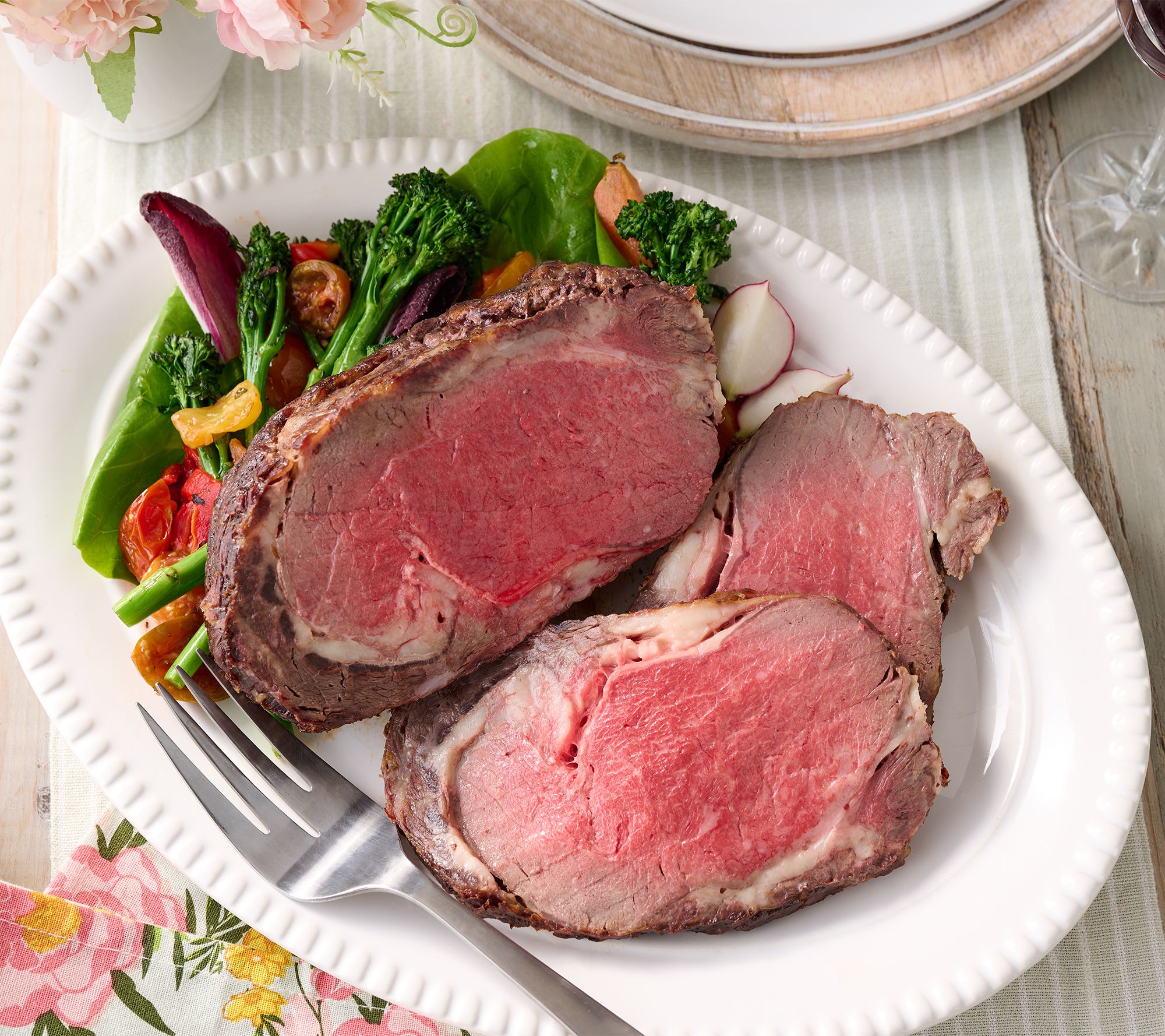 Kansas City Steak Co. 3.5-lb Classic or Garlic Herb Prime Rib Roast