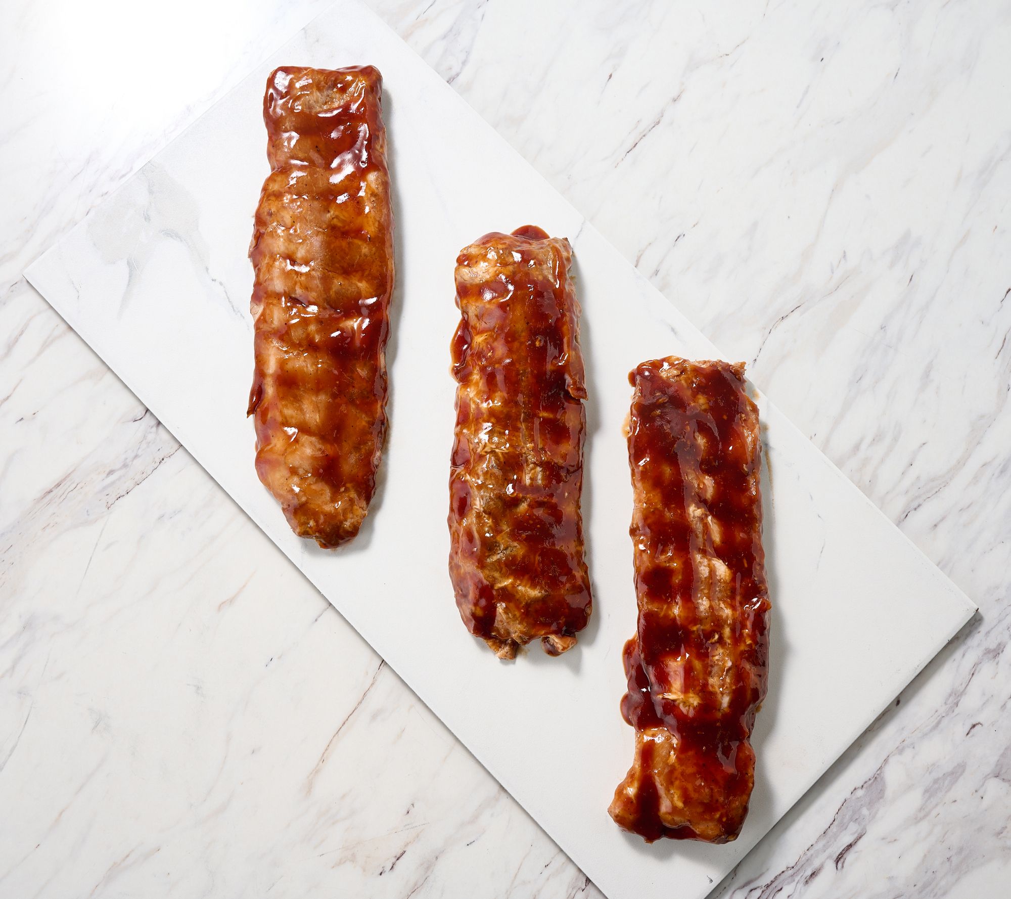 Rastelli's (3) 18-oz Fully Cooked Original or Honey BBQ Boneless Ribs