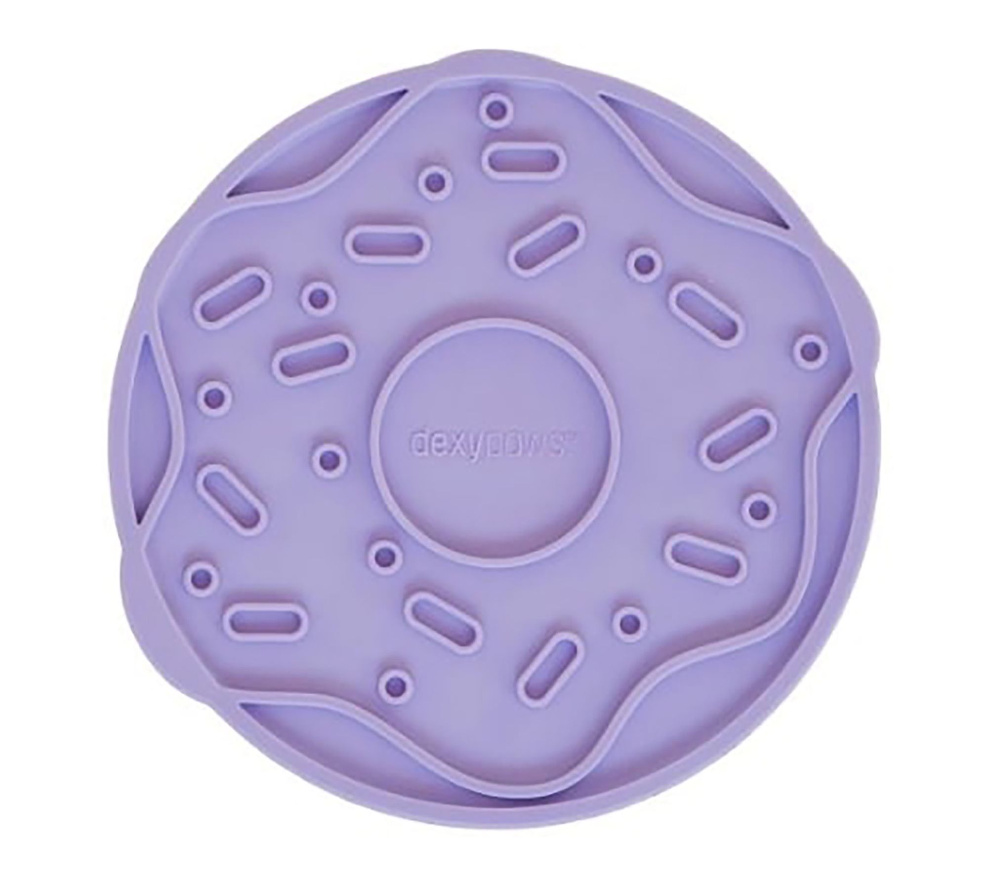 Dexypaws Enrich ment Lick Mat, Grooved Dog Fee ding Pad