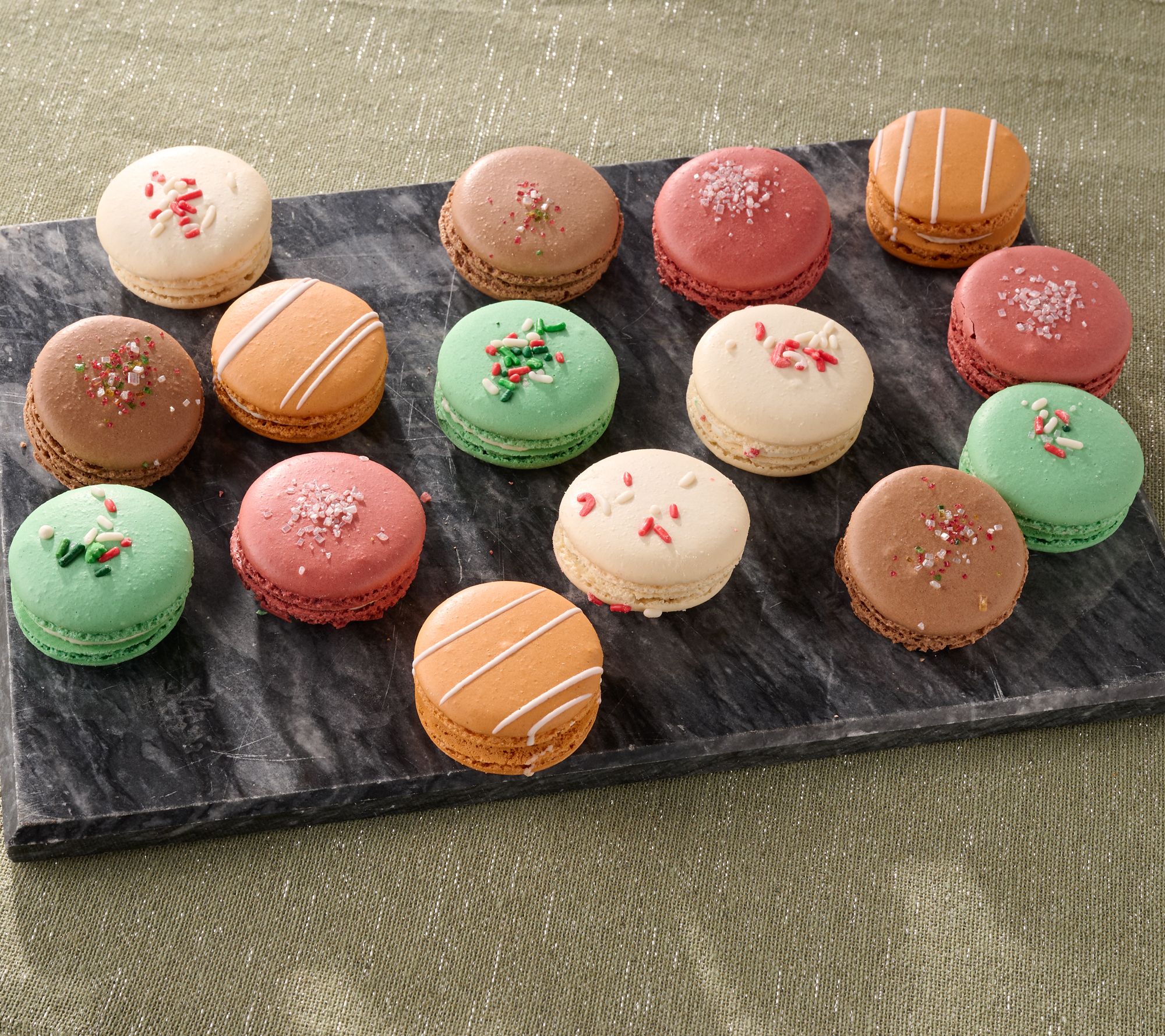 Savor Patisserie 15pc Holiday French Macarons in (3) Boxes