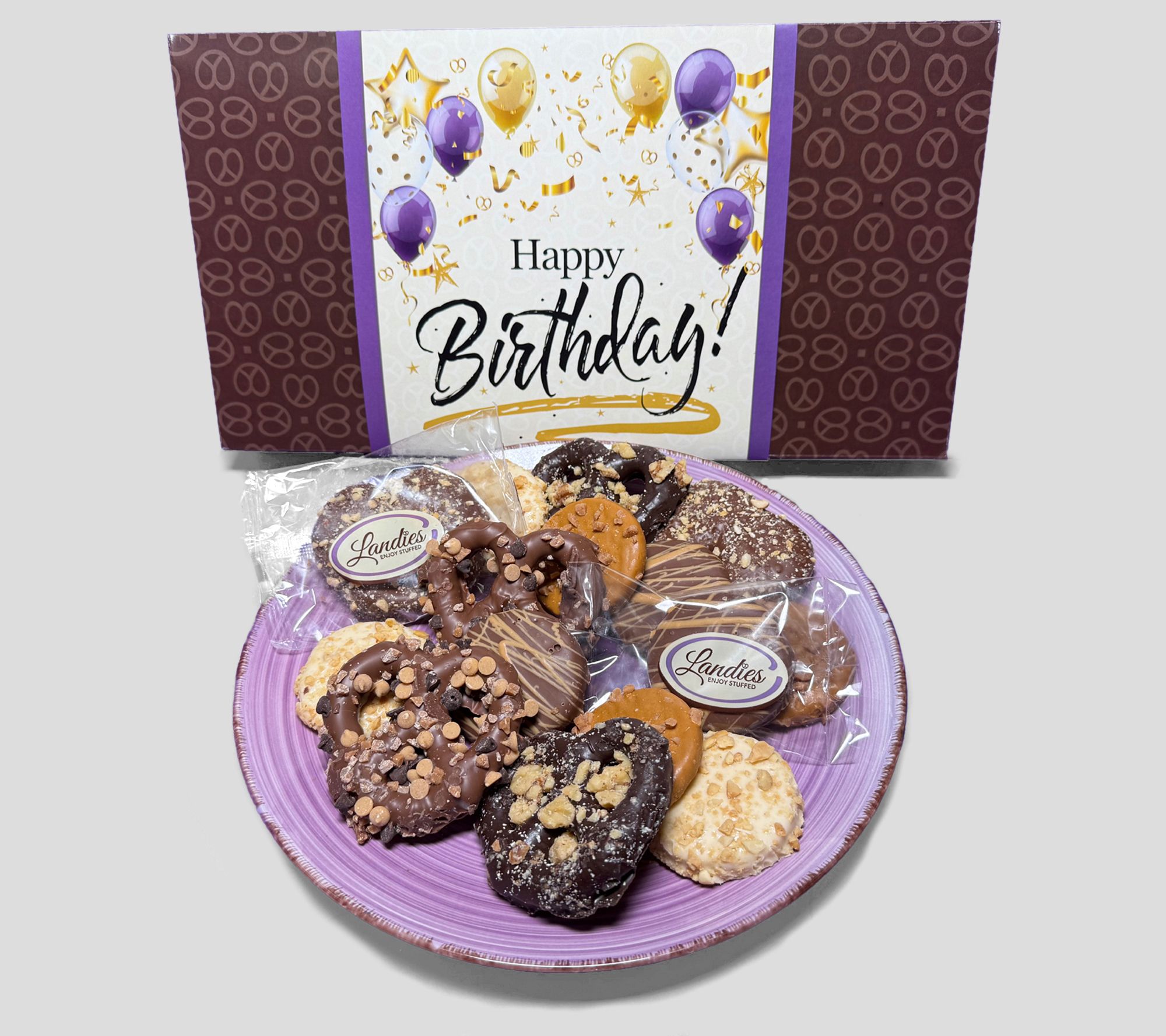 Landies Candies 15 Piece Happy Birthday Balloons Combo Gift