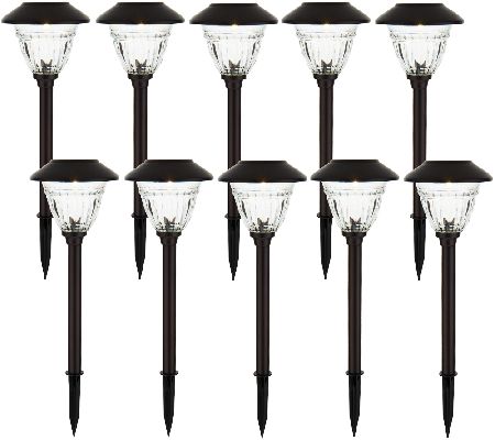 Energizer 10-piece Solar Landscape Path Light Set - Page 1 — QVC.com